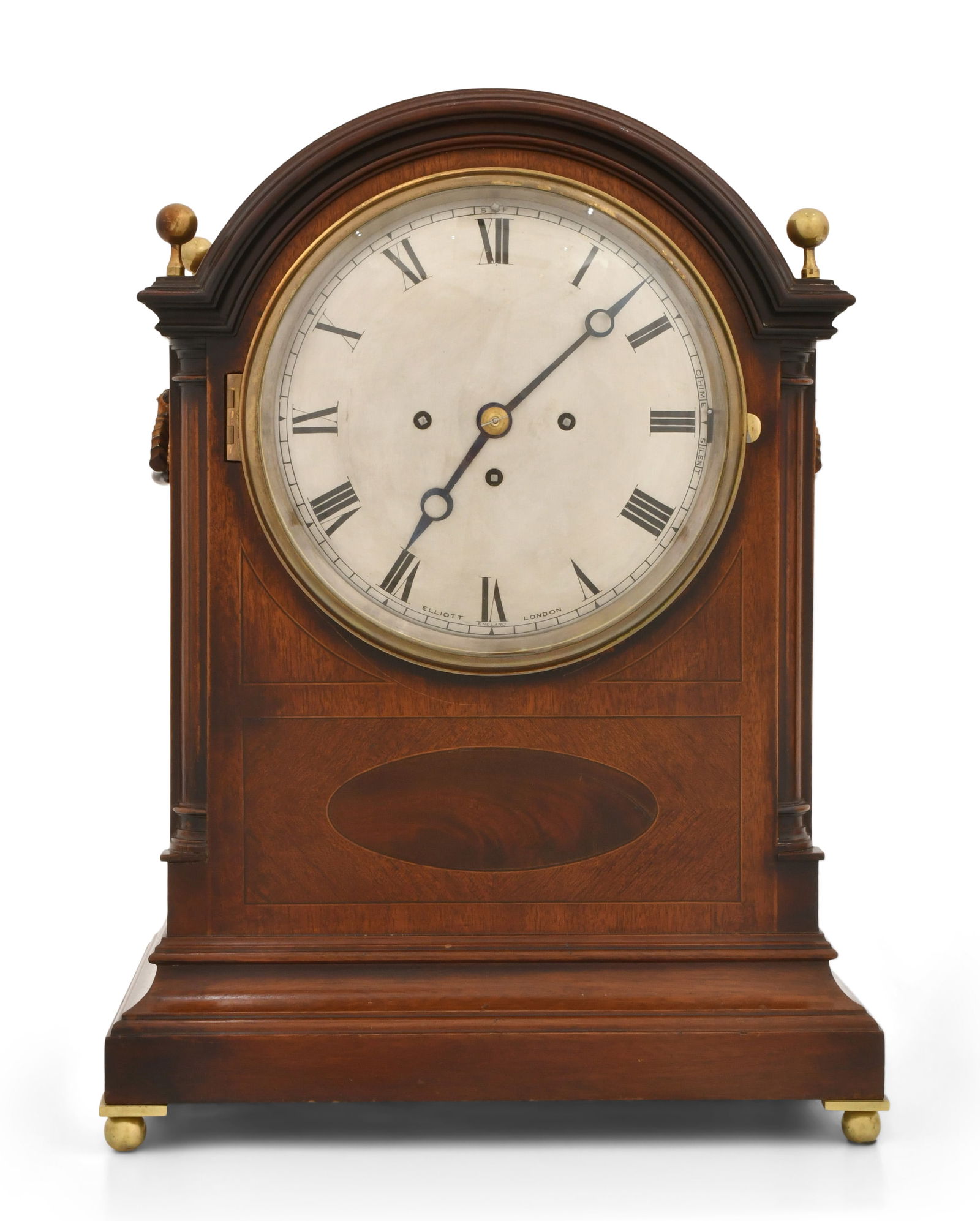 J.J. Elliot Triple Fusee Bracket Clock, Retailed by Harris & Harrington, London (1 of 1)