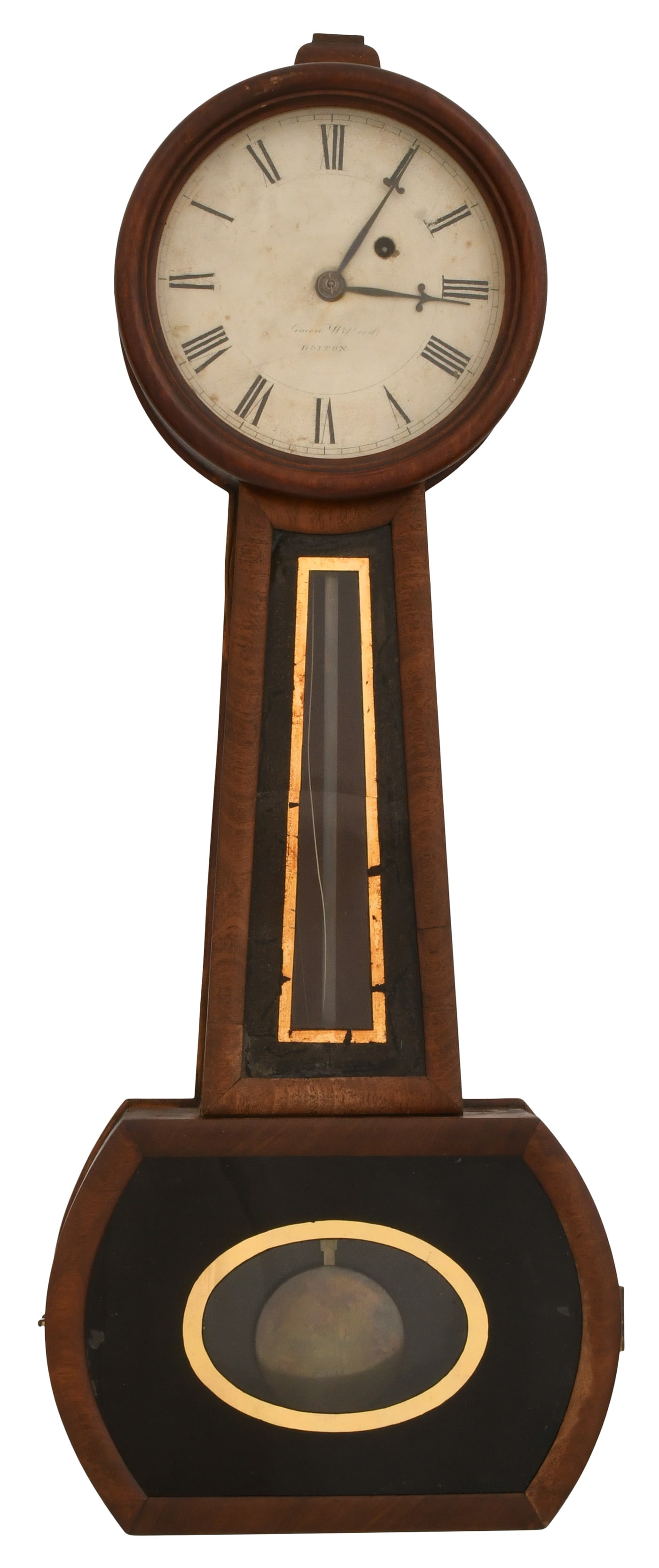 19th Century Banjo Clock, Signed "Simon Willard" (1 of 9)