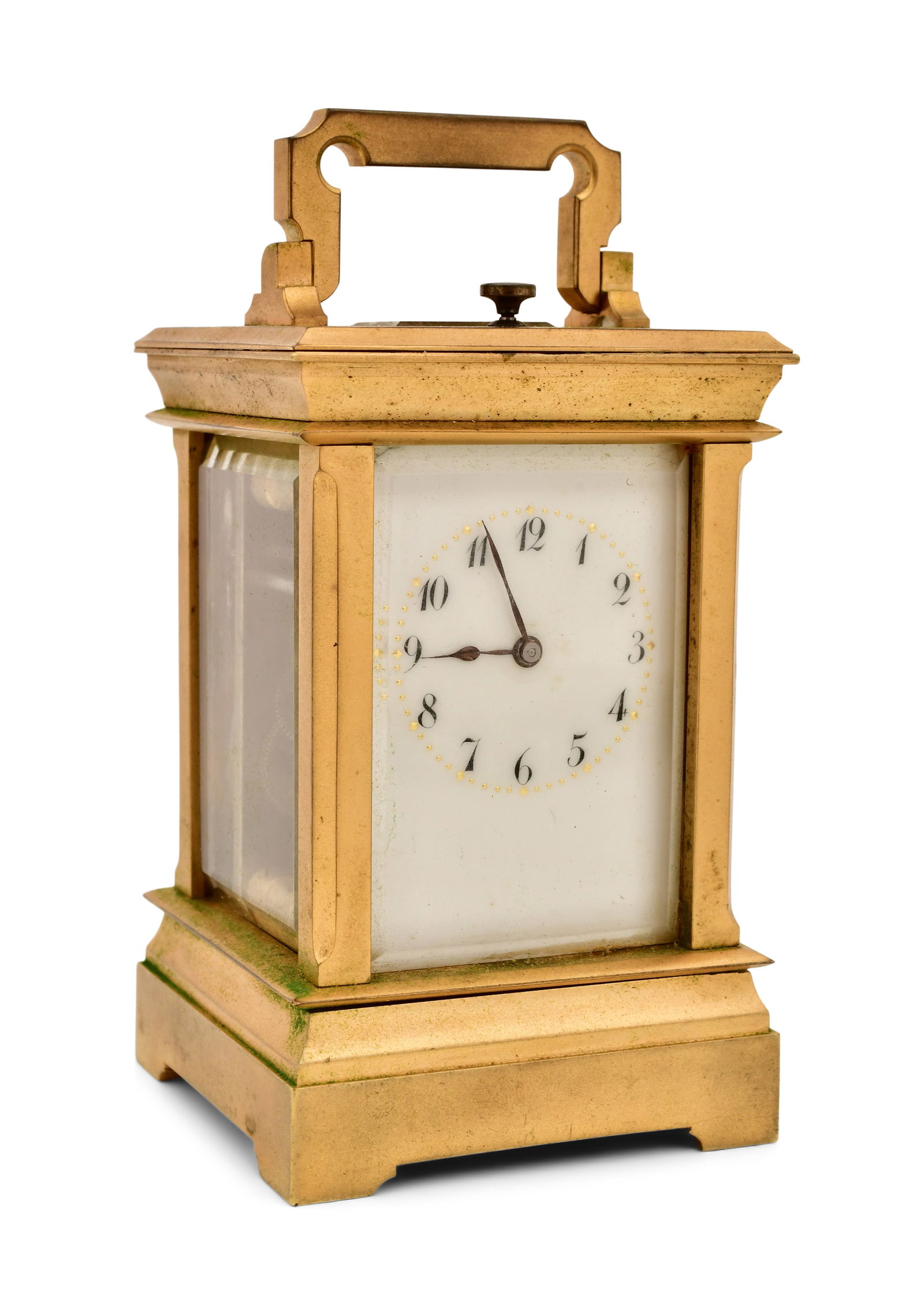 Swiss Petite Sonnerie Miniature Carriage Clock, Le Guet (1 of 1)