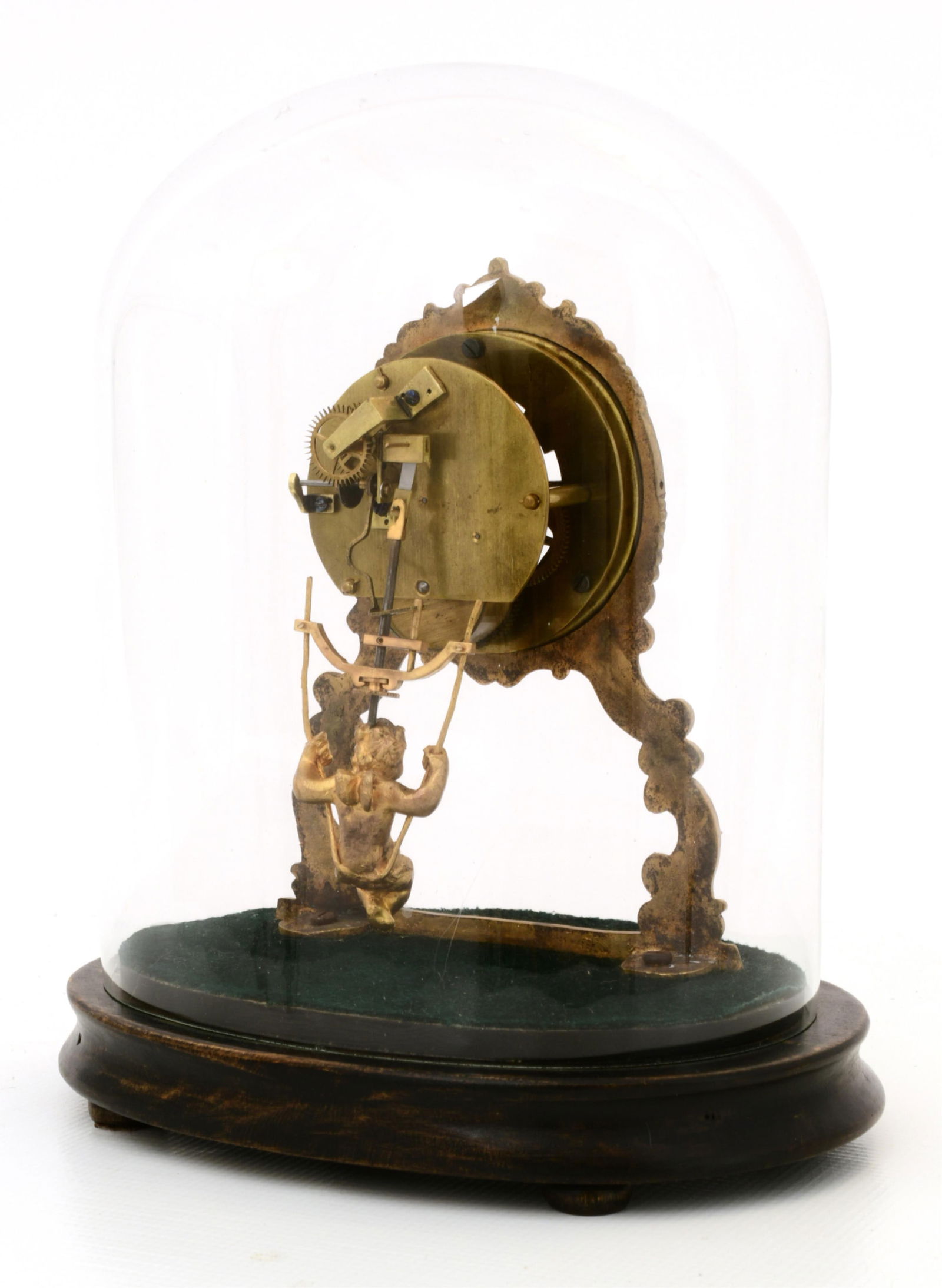 French Swinging Doll Clock - 3