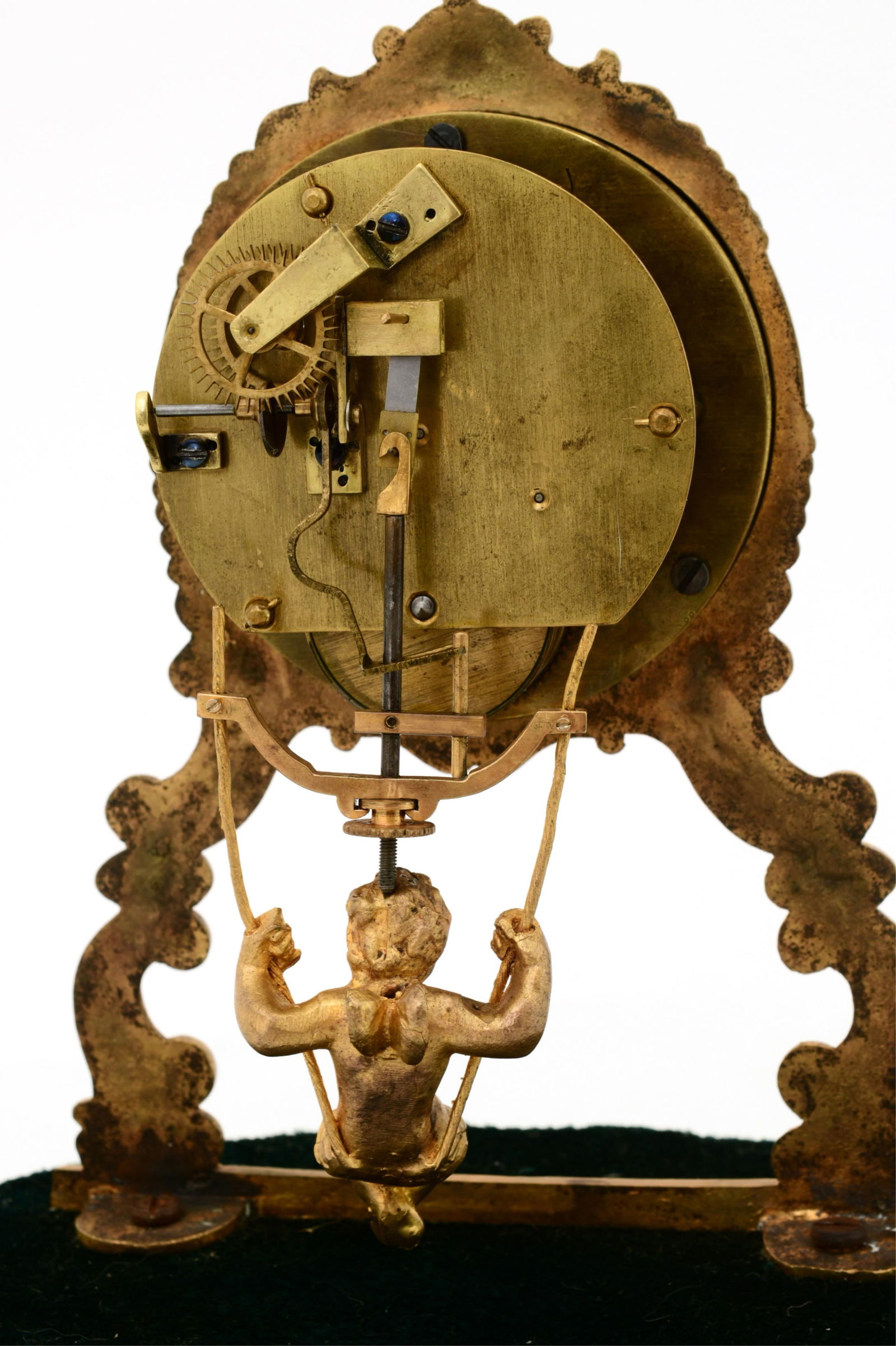 French Swinging Doll Clock - 4