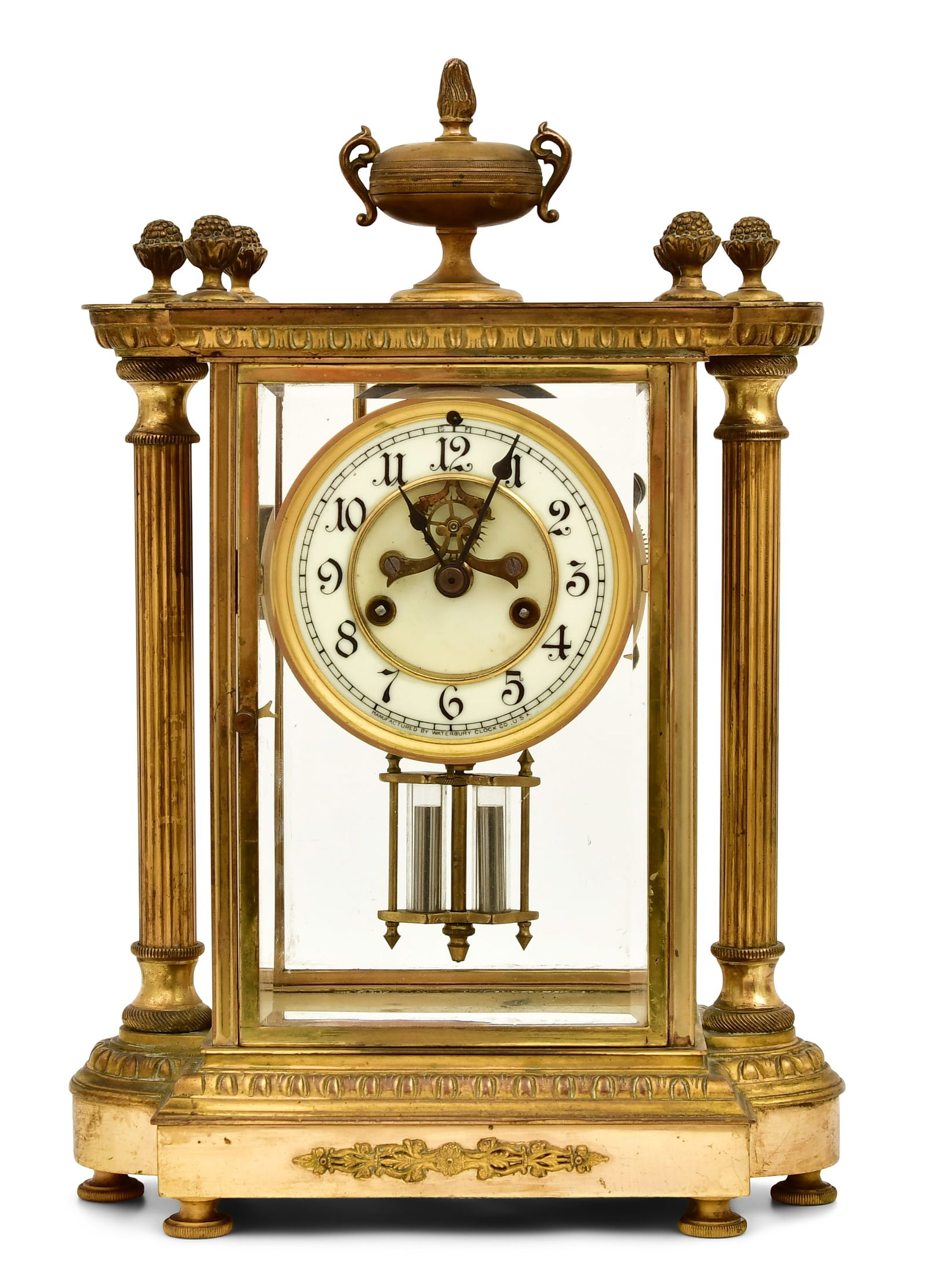 Waterbury Clock Co. "Dijon" Crystal Regulator Clock (1 of 1)