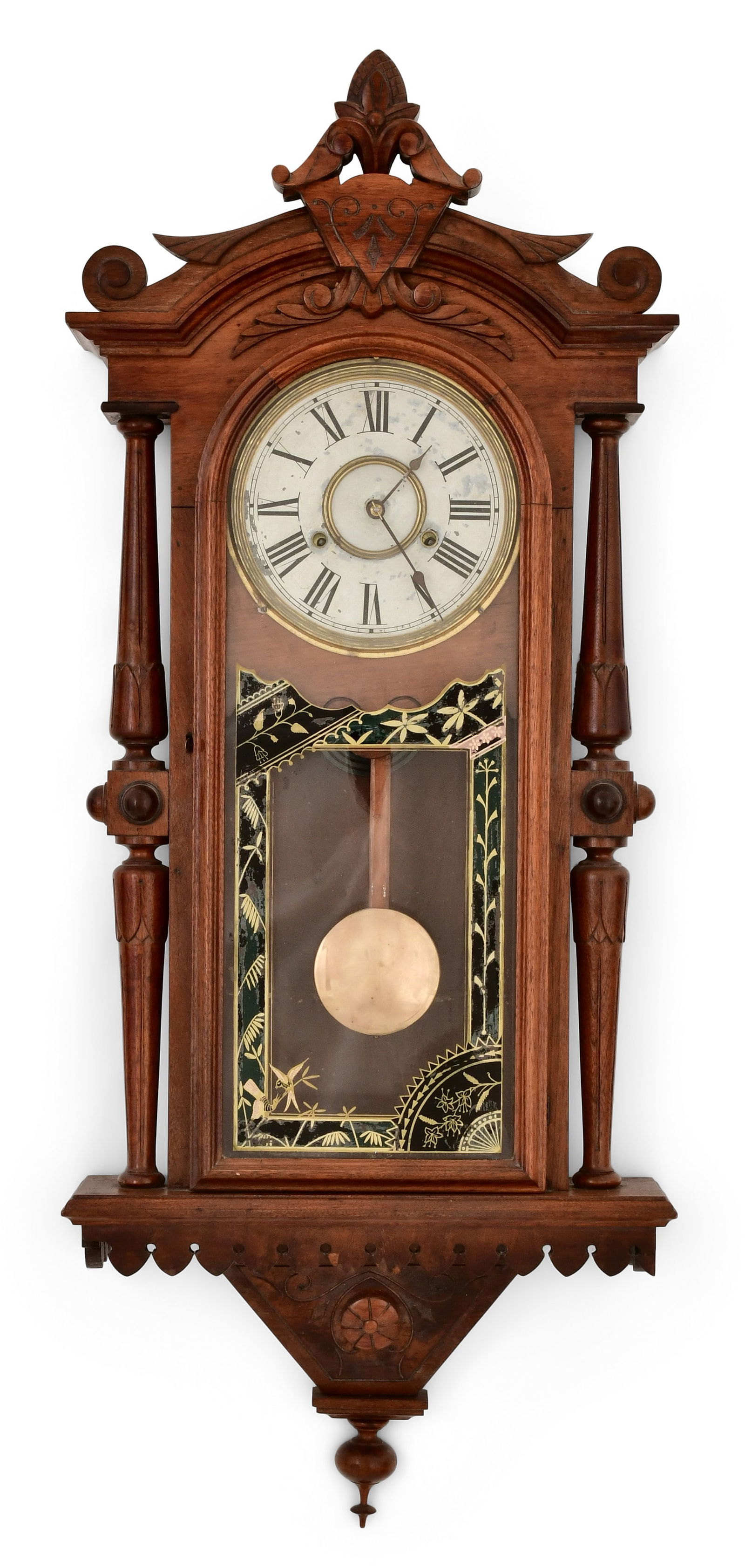New Haven Clock Co. "Regulator B" Wall Clock (1 of 1)