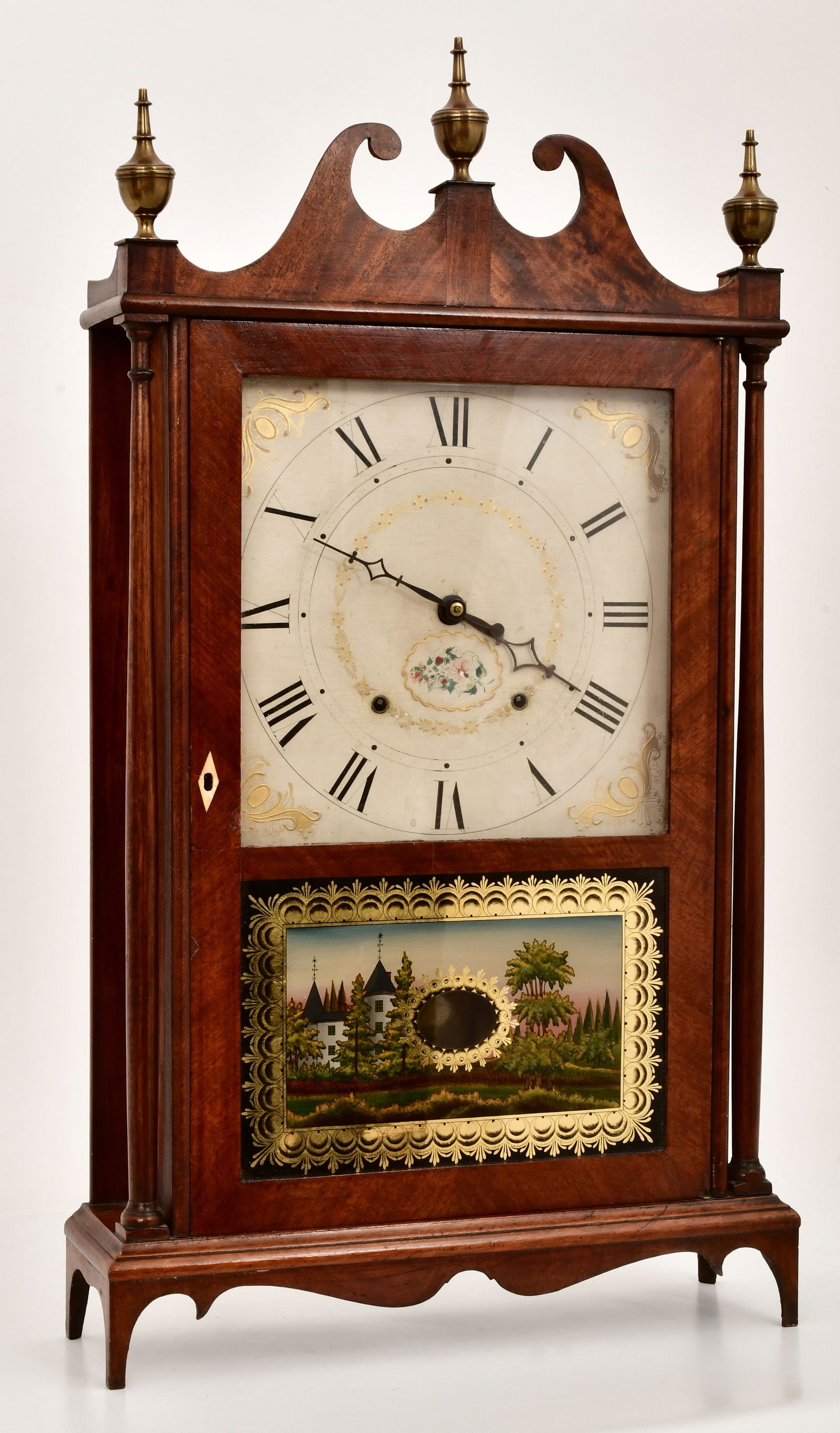 Seth Thomas Pillar & Scroll Shelf Clock - 2