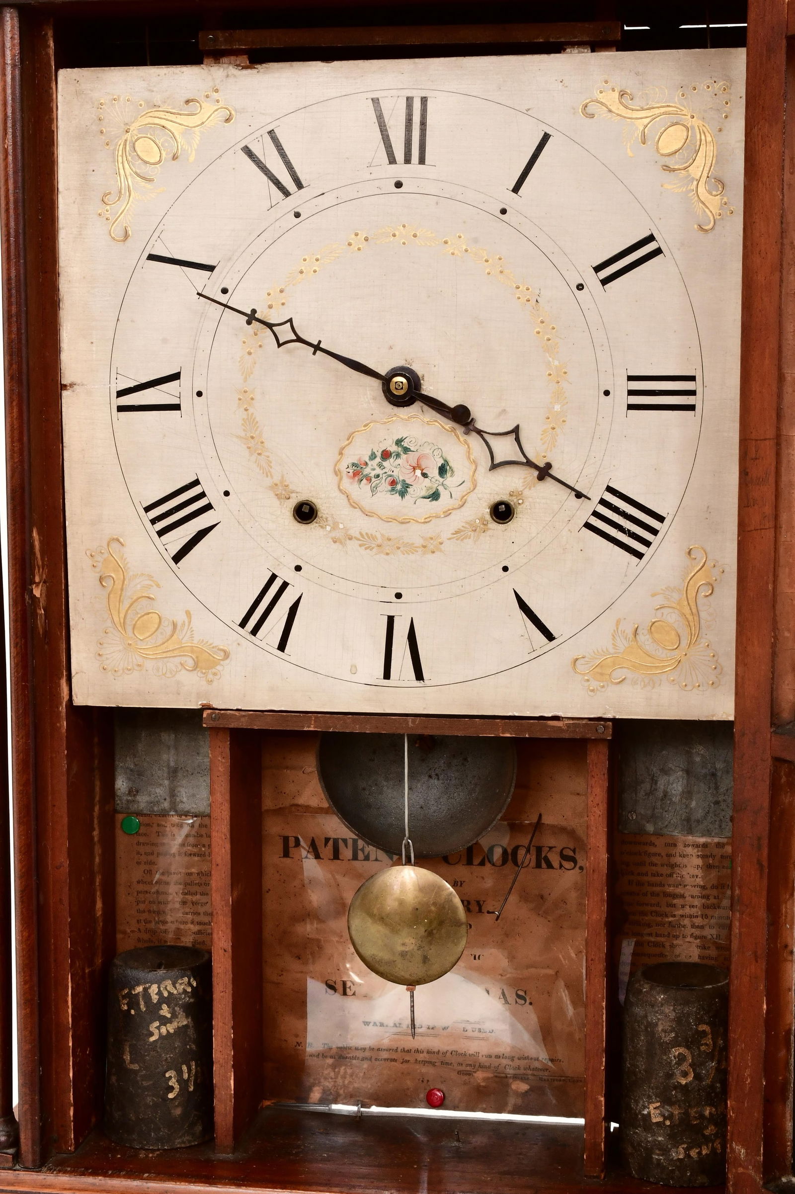 Seth Thomas Pillar & Scroll Shelf Clock - 5