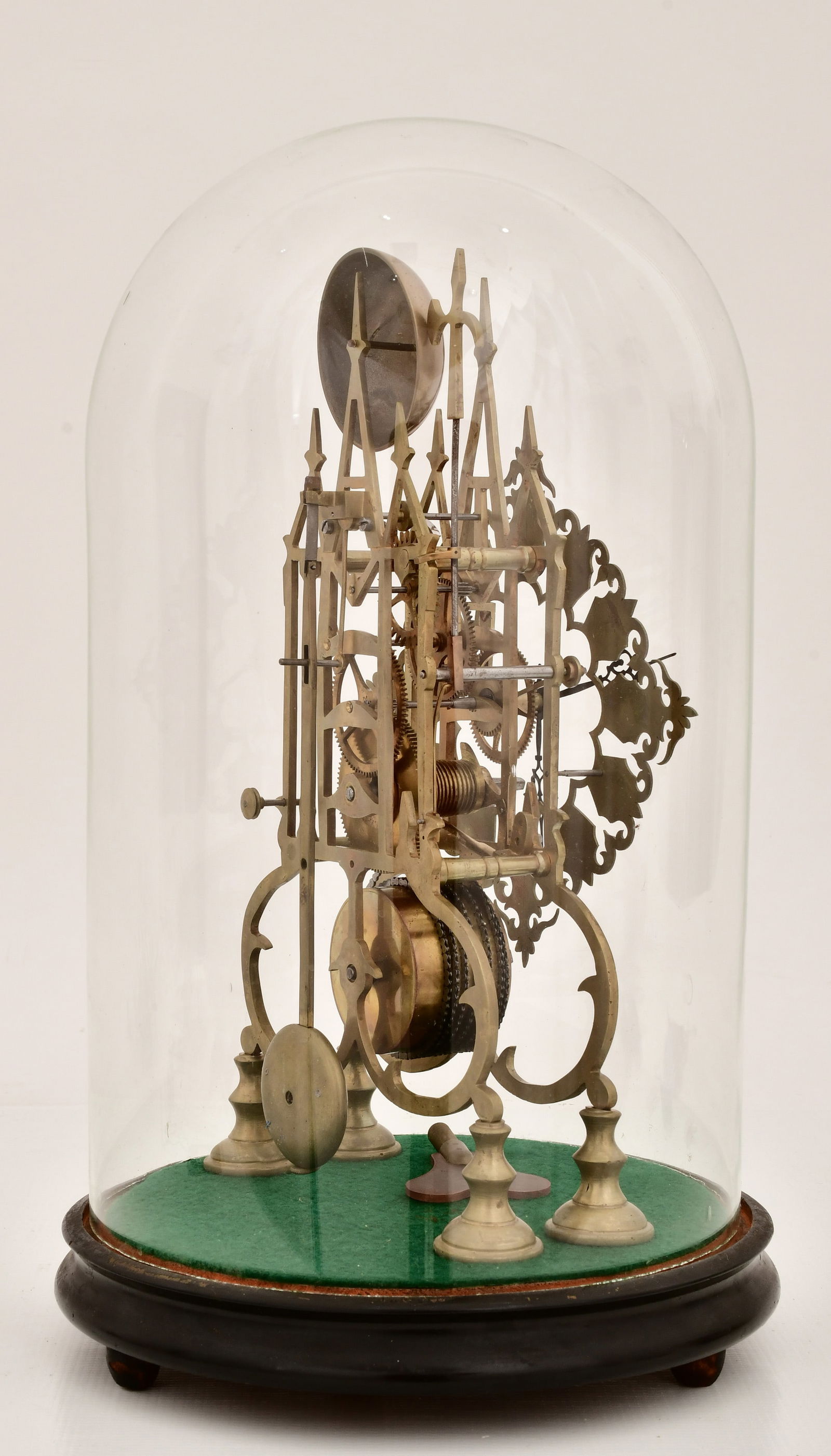 Single Fusee Skeleton Clock with Passing Strike - 2