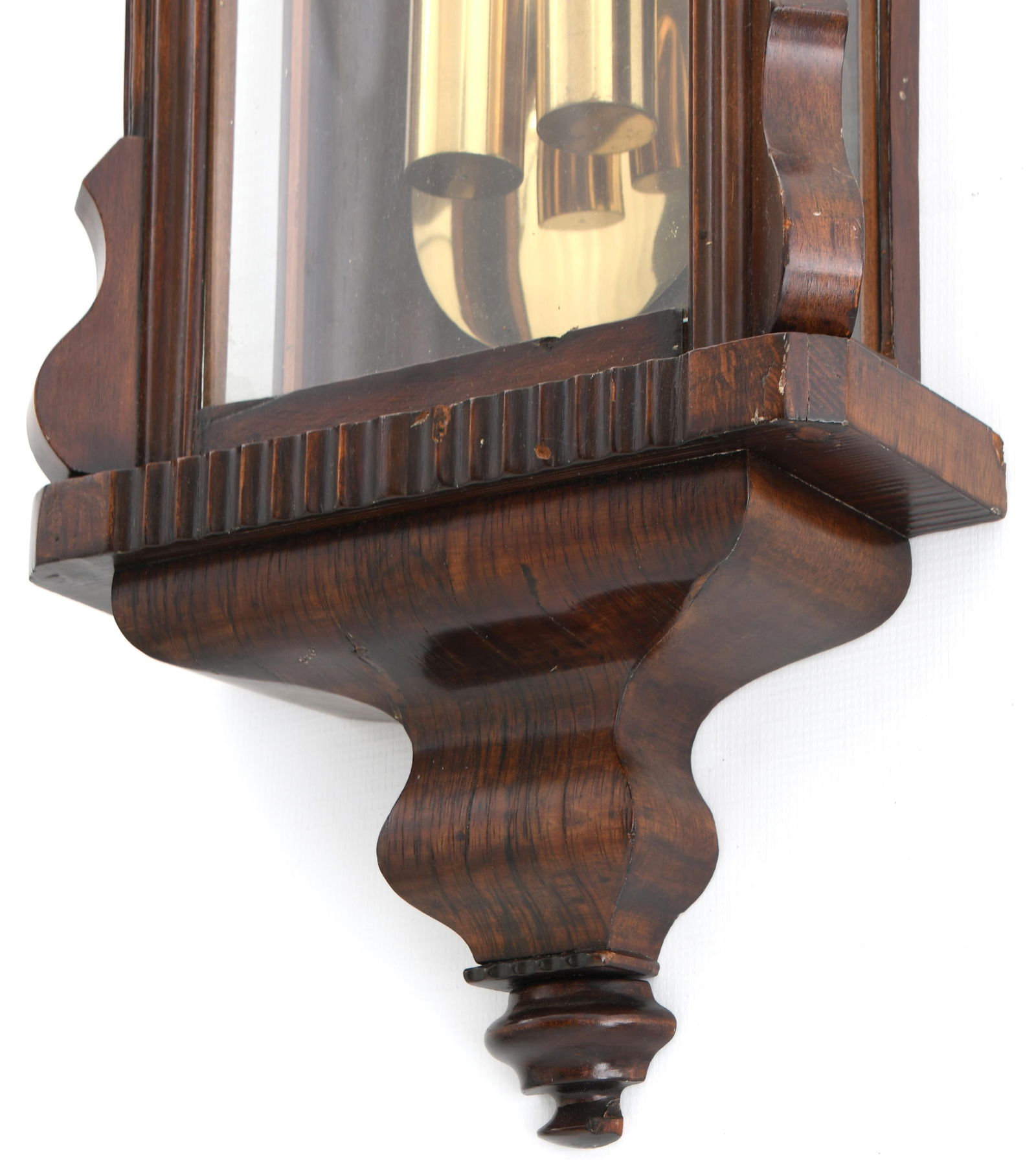 Vienna Two Weight Wall Regulator Clock - 3