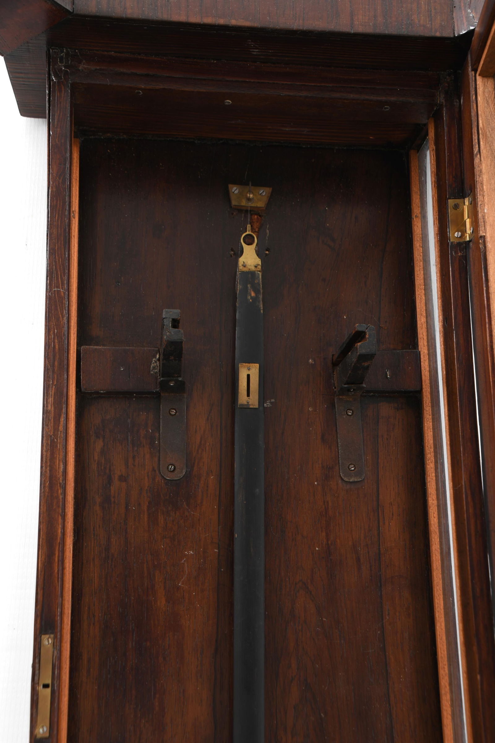 Vienna Two Weight Wall Regulator Clock - 9