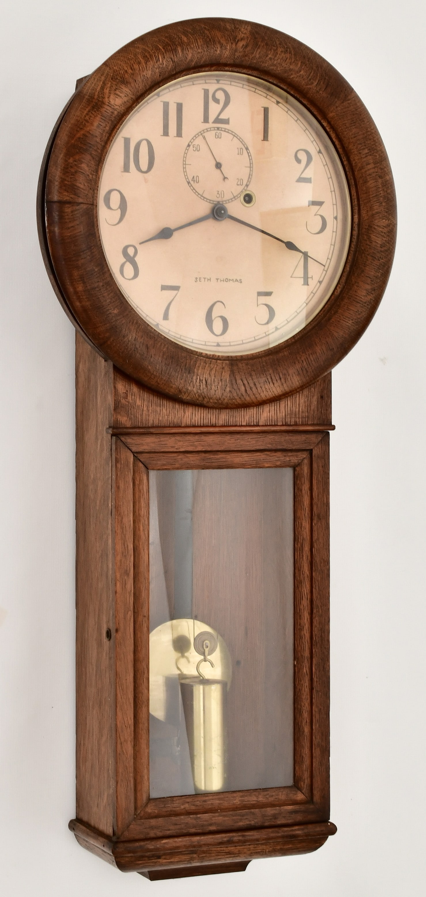 Seth Thomas "Regulator No. 2" Wall Clock - 2
