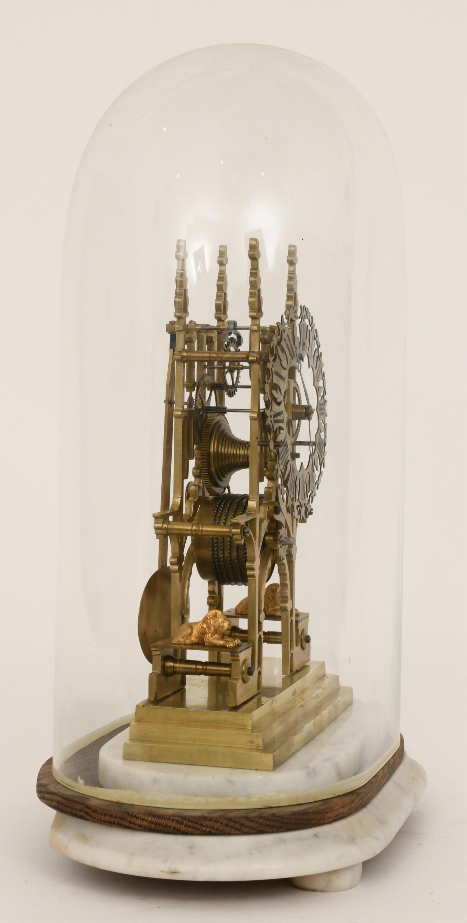 Single Fusee Skeleton Clock - 2