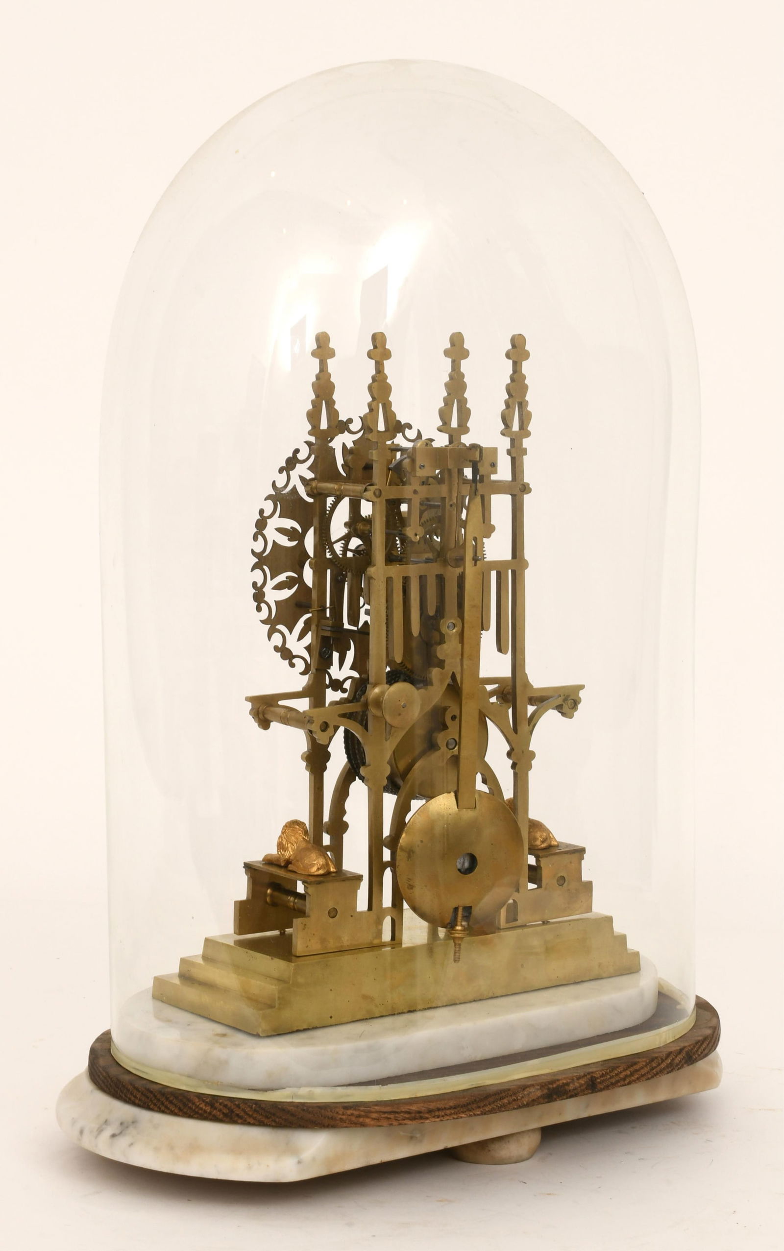 Single Fusee Skeleton Clock - 3