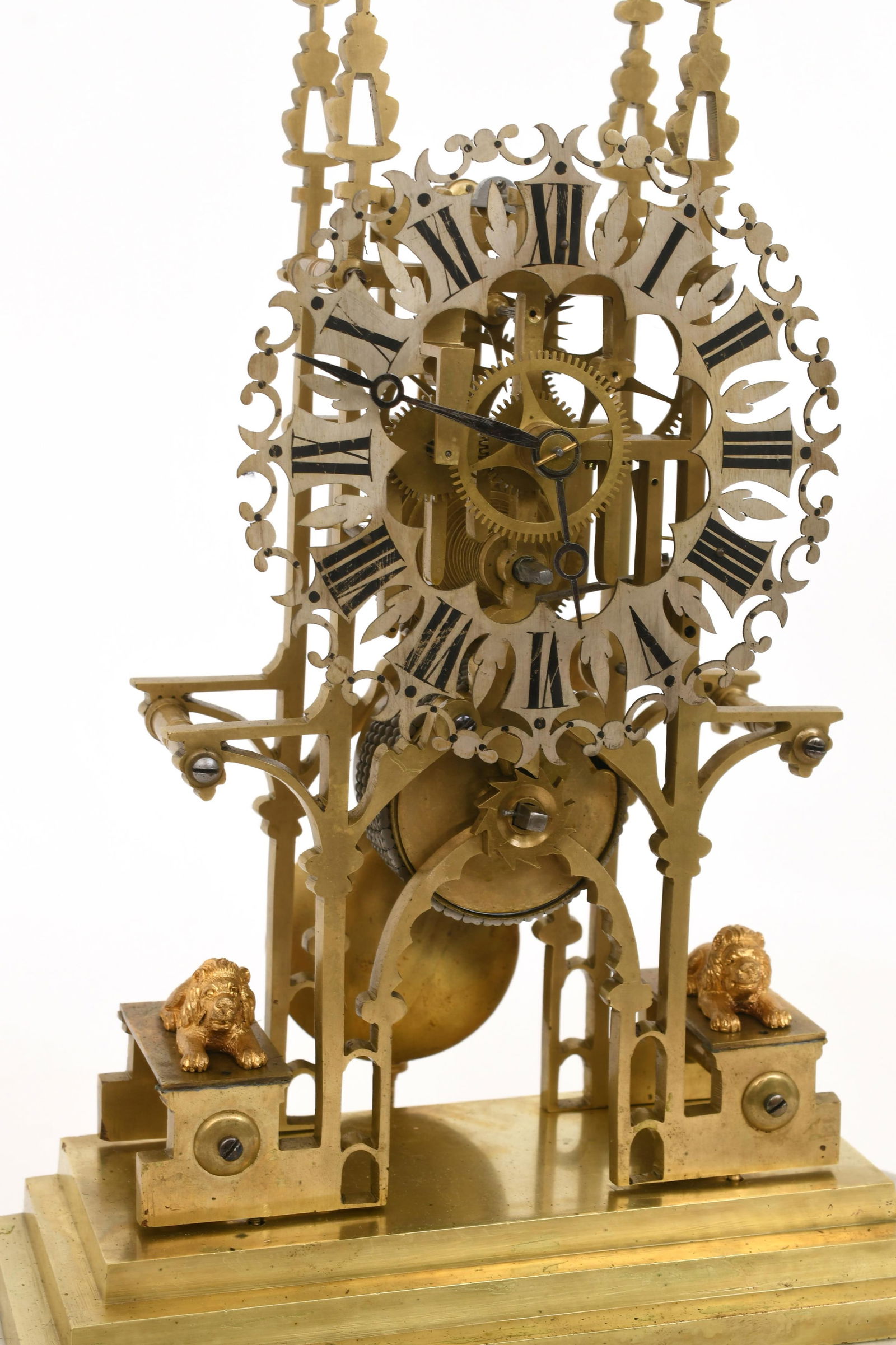 Single Fusee Skeleton Clock - 7