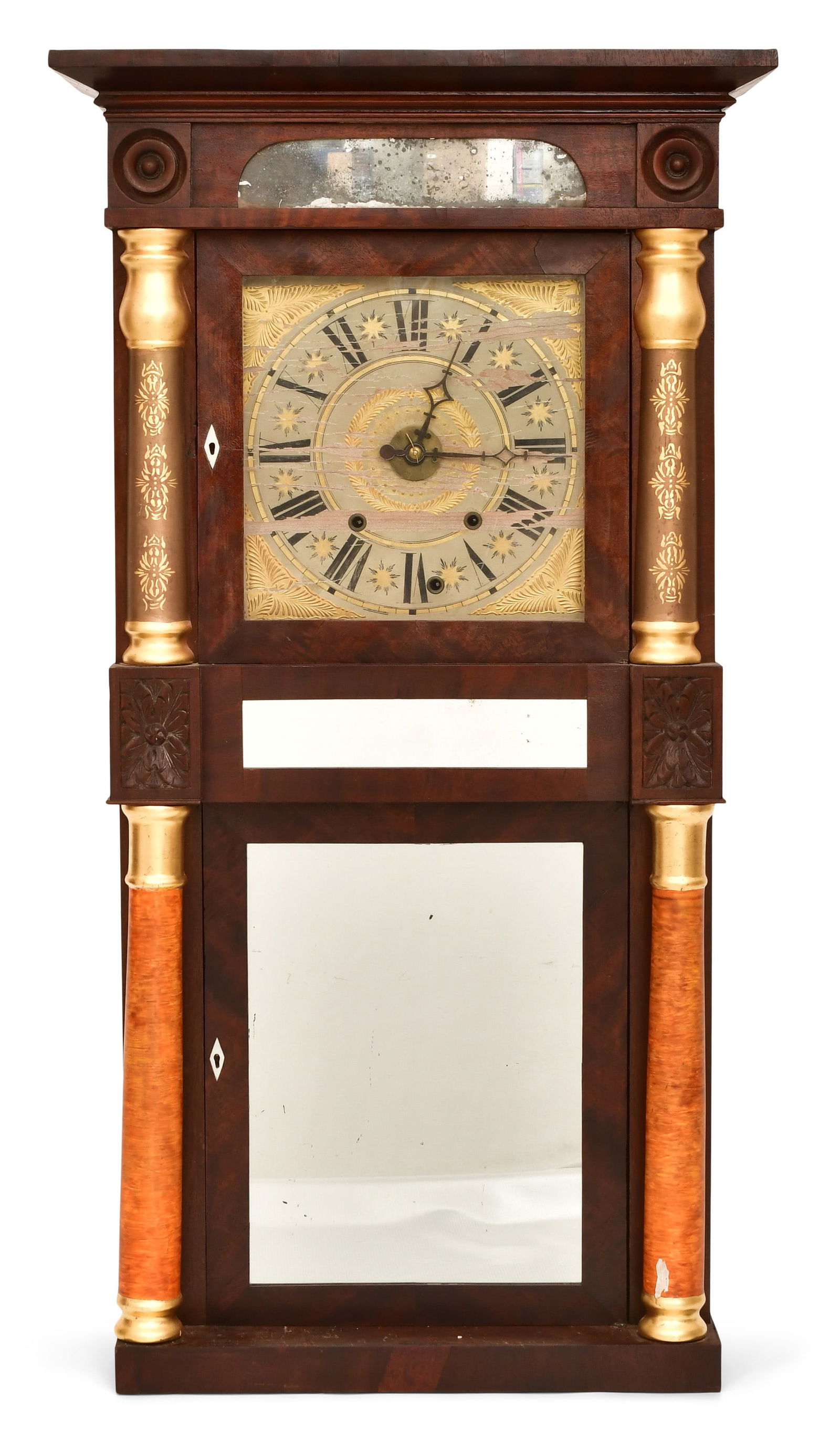 Jeromes & Darrow 8-Day Woodworks Triple Decker Shelf Clock (1 of 1)