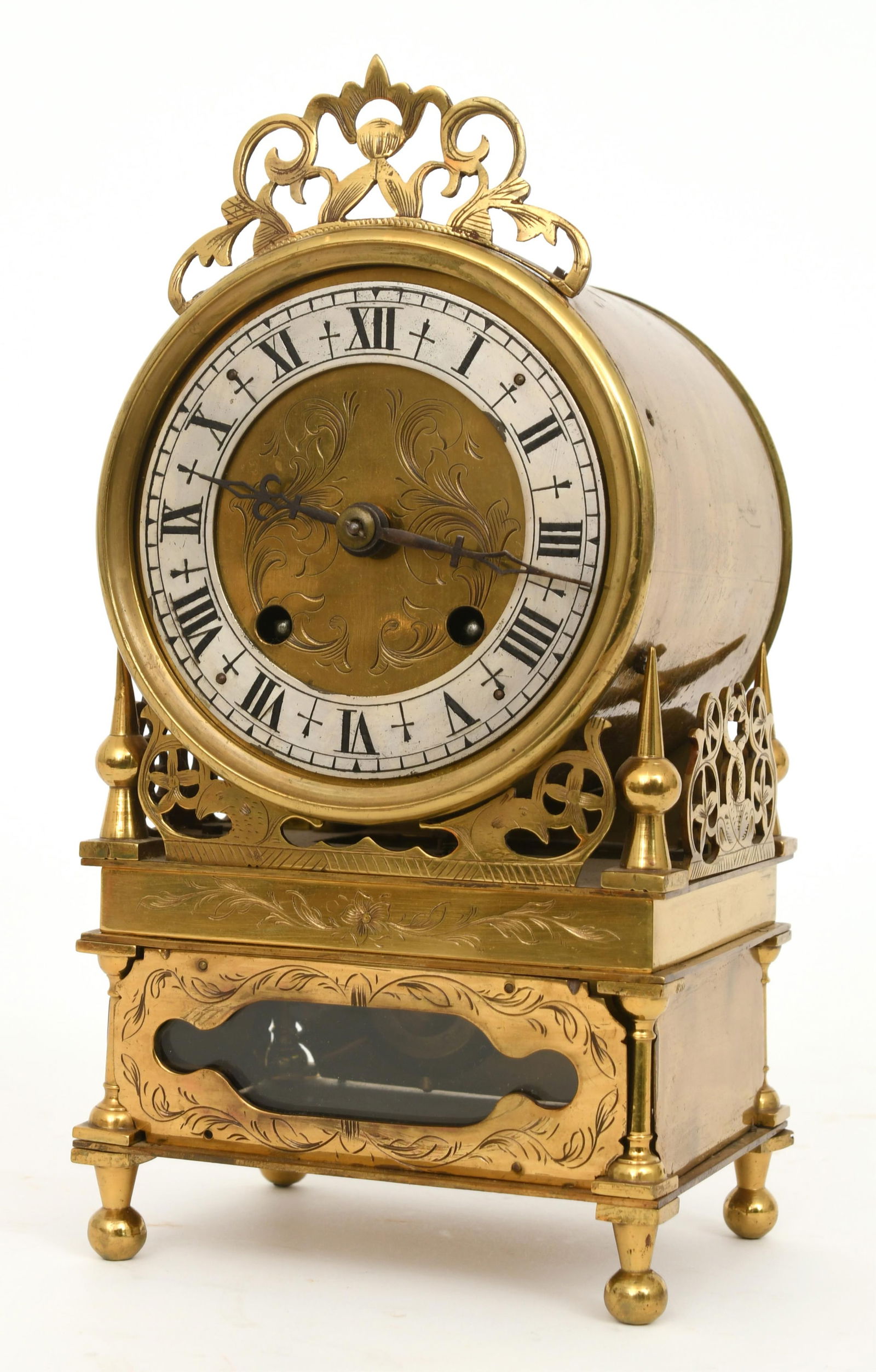 Junghans Brass Mantel Clock - 3