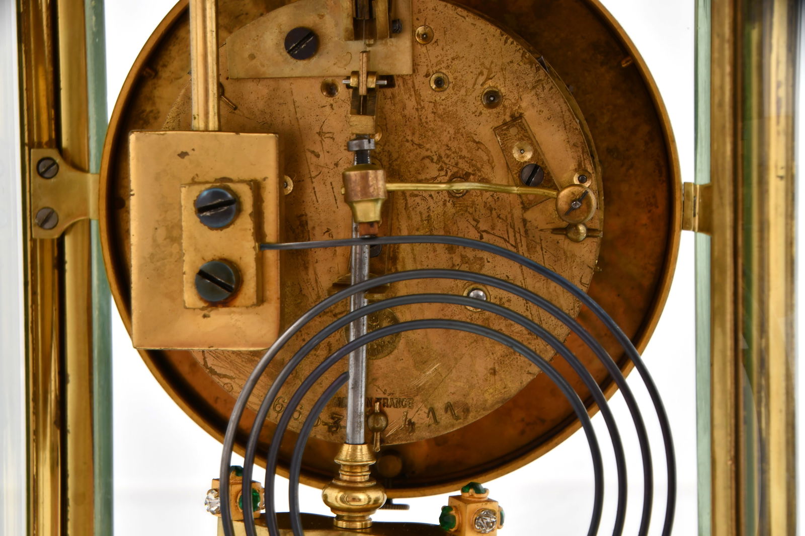 French Crystal Regulator Clock - 8