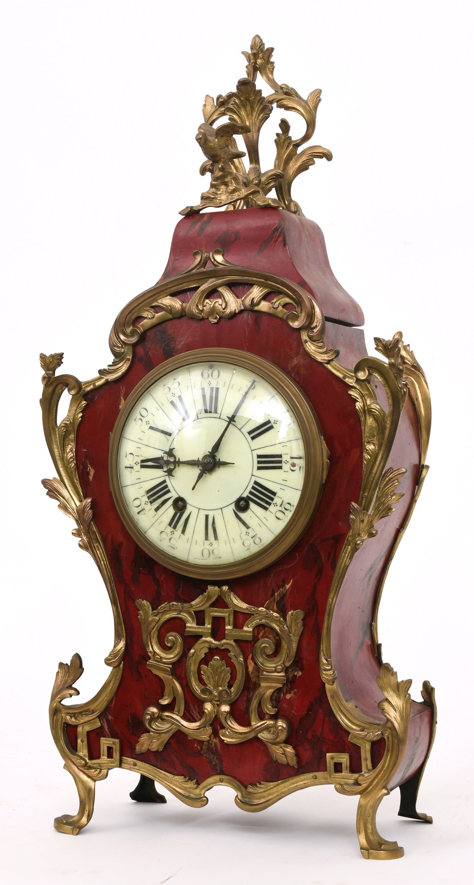 French Gilt Bronze-Mounted Bracket Clock - 2