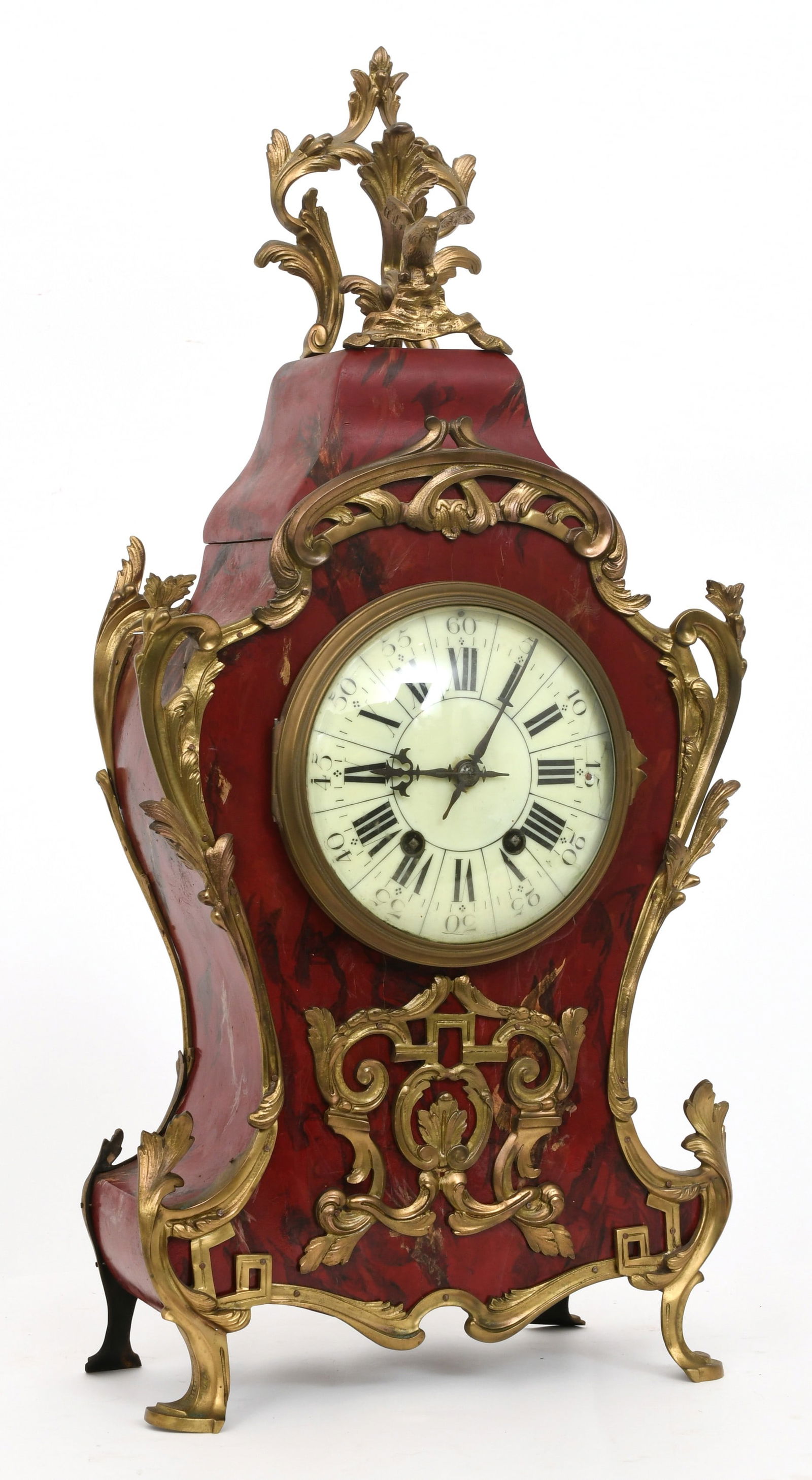 French Gilt Bronze-Mounted Bracket Clock - 3
