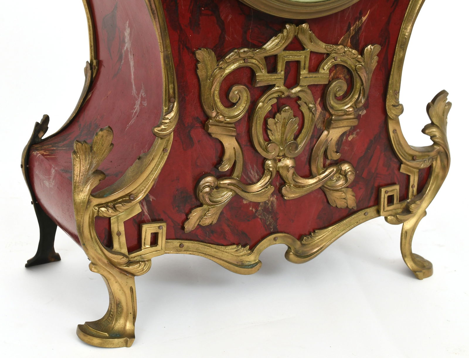 French Gilt Bronze-Mounted Bracket Clock - 4