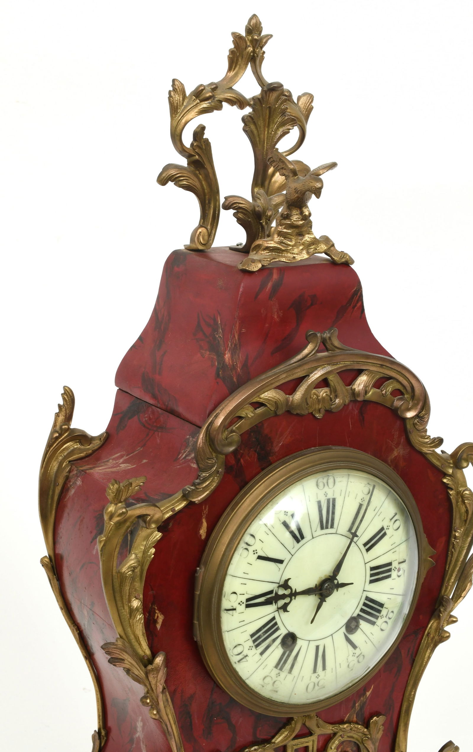 French Gilt Bronze-Mounted Bracket Clock - 5