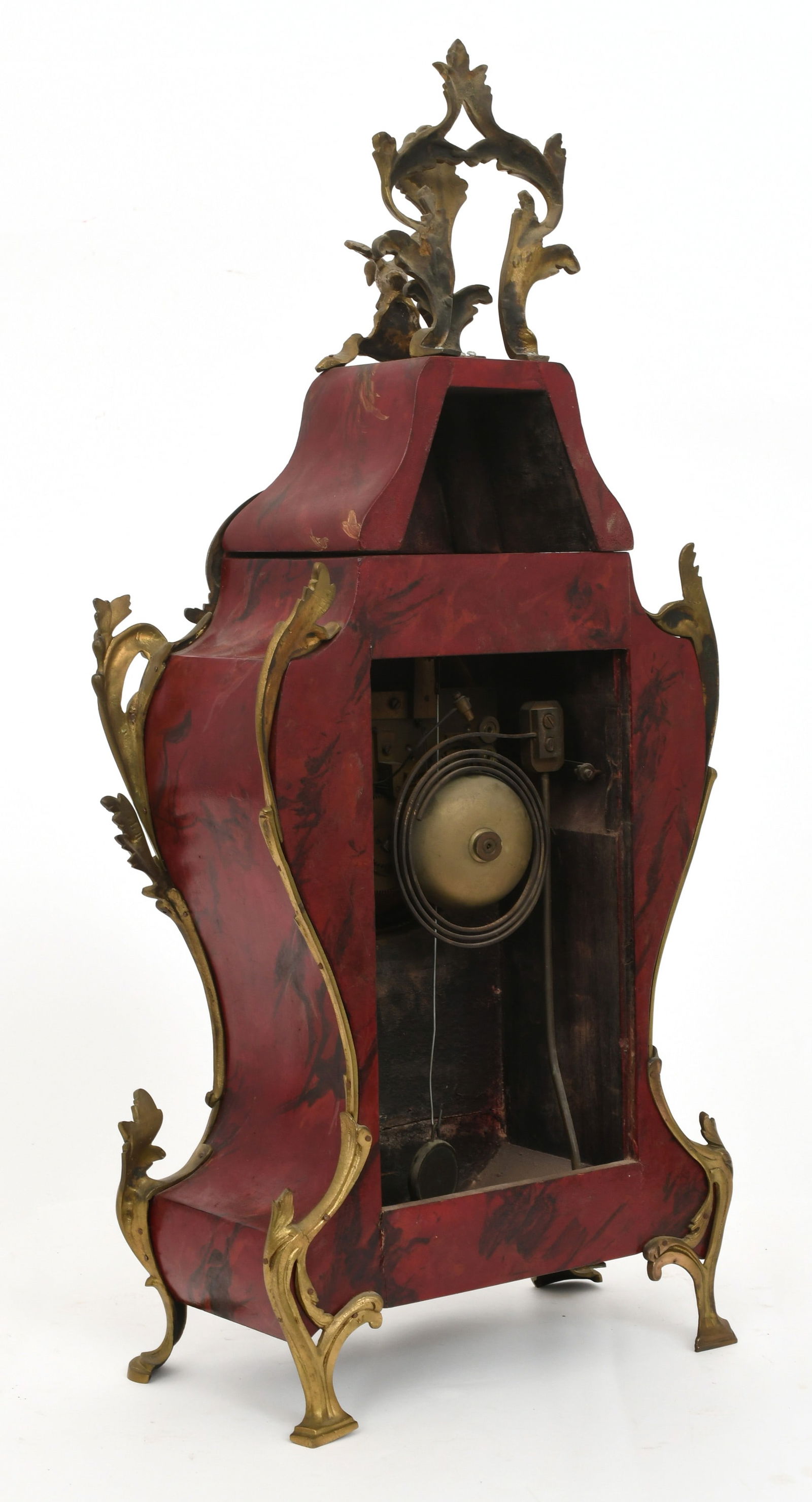 French Gilt Bronze-Mounted Bracket Clock - 8