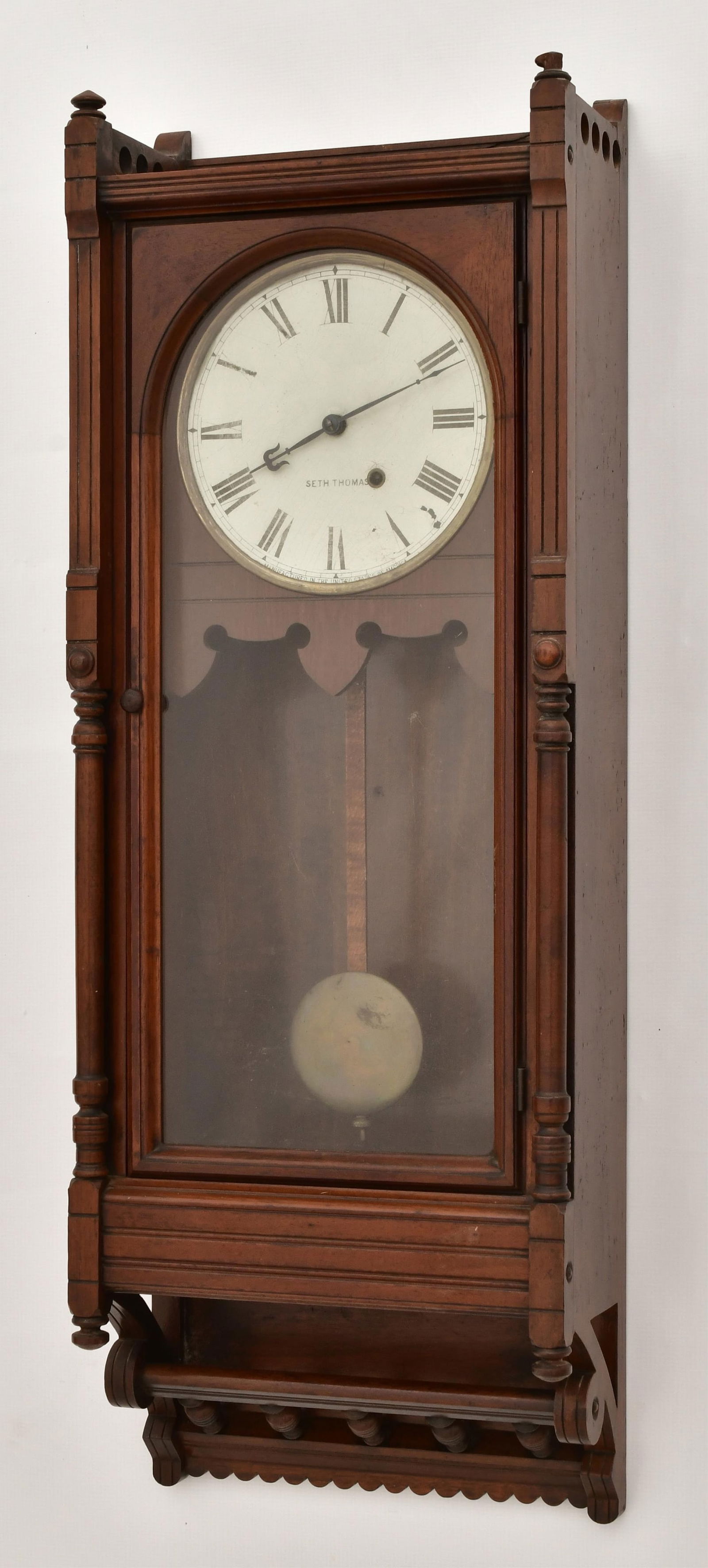 Seth Thomas "Queen Anne" Wall Clock - 3