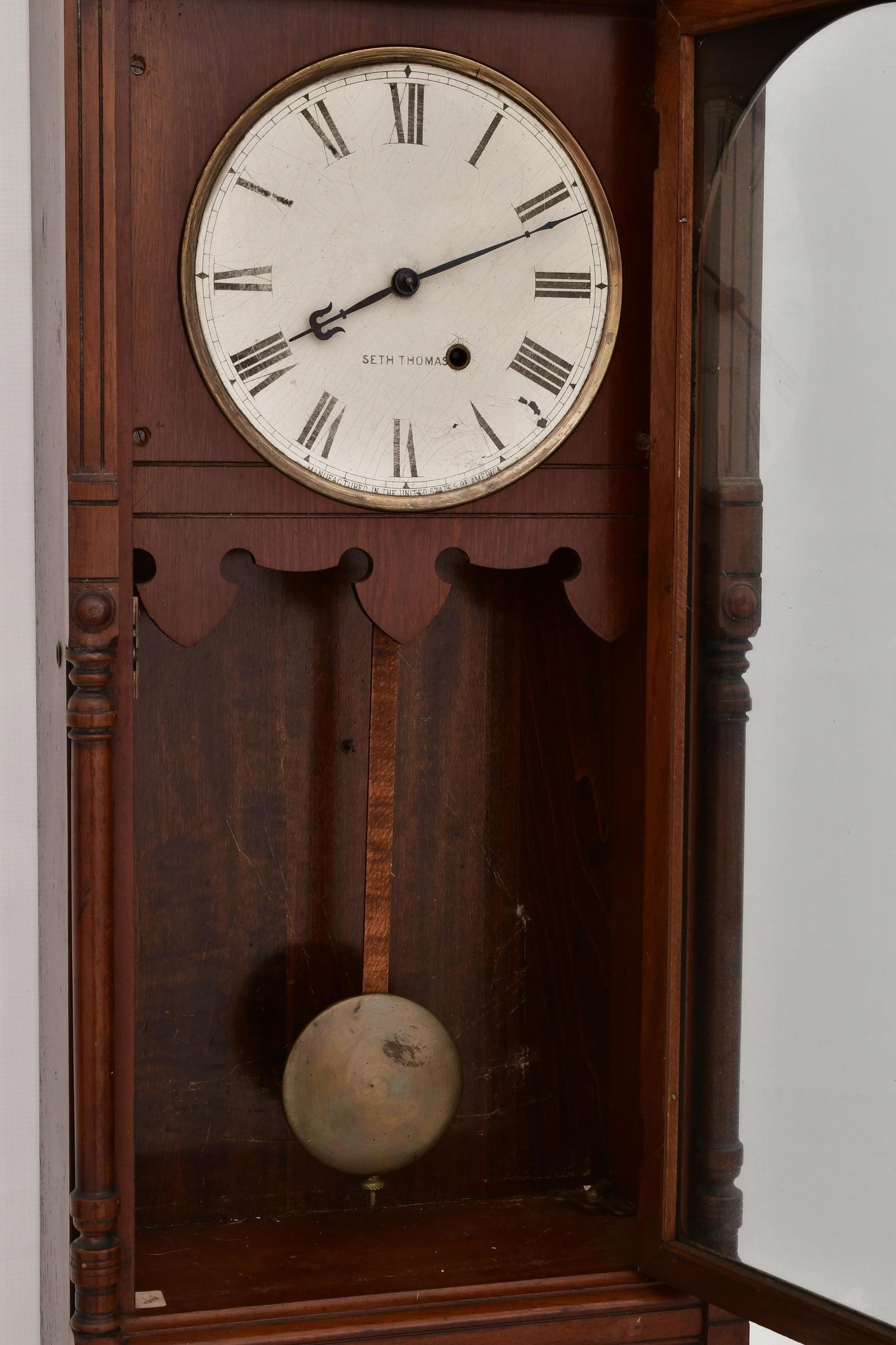 Seth Thomas "Queen Anne" Wall Clock - 6