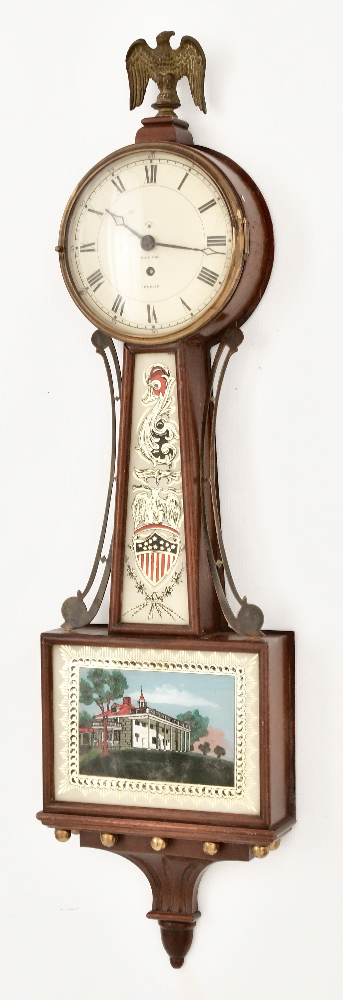 Salem Presentation Banjo Clock - 3