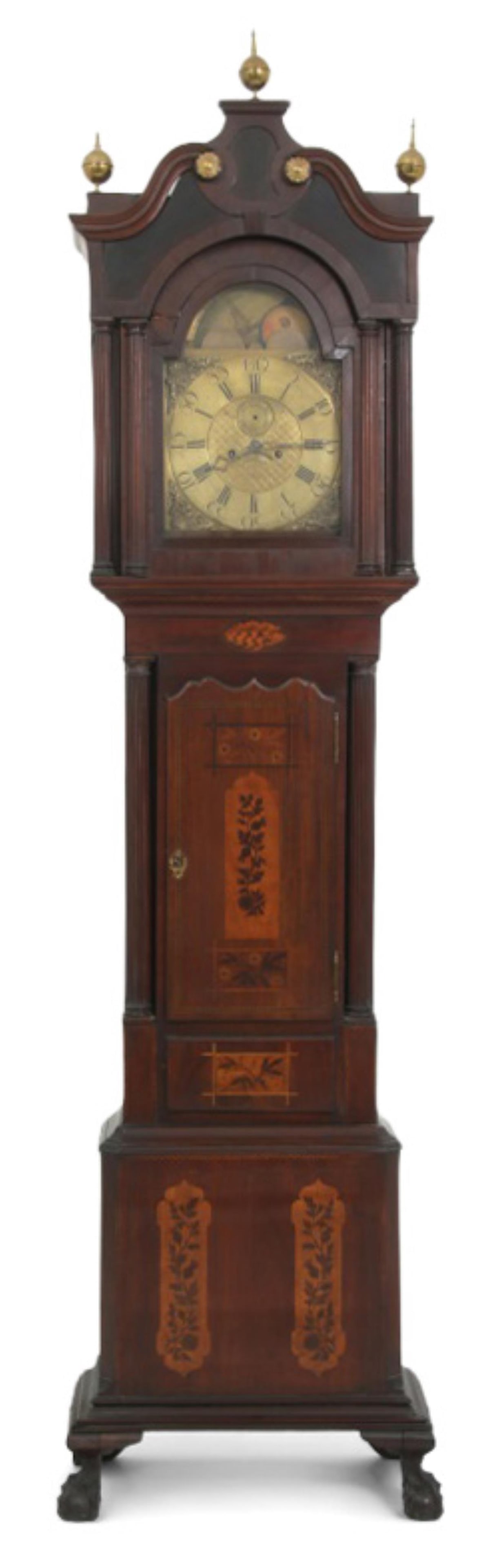 George III Mahogany Tall Case Clock by George Monks (1 of 12)