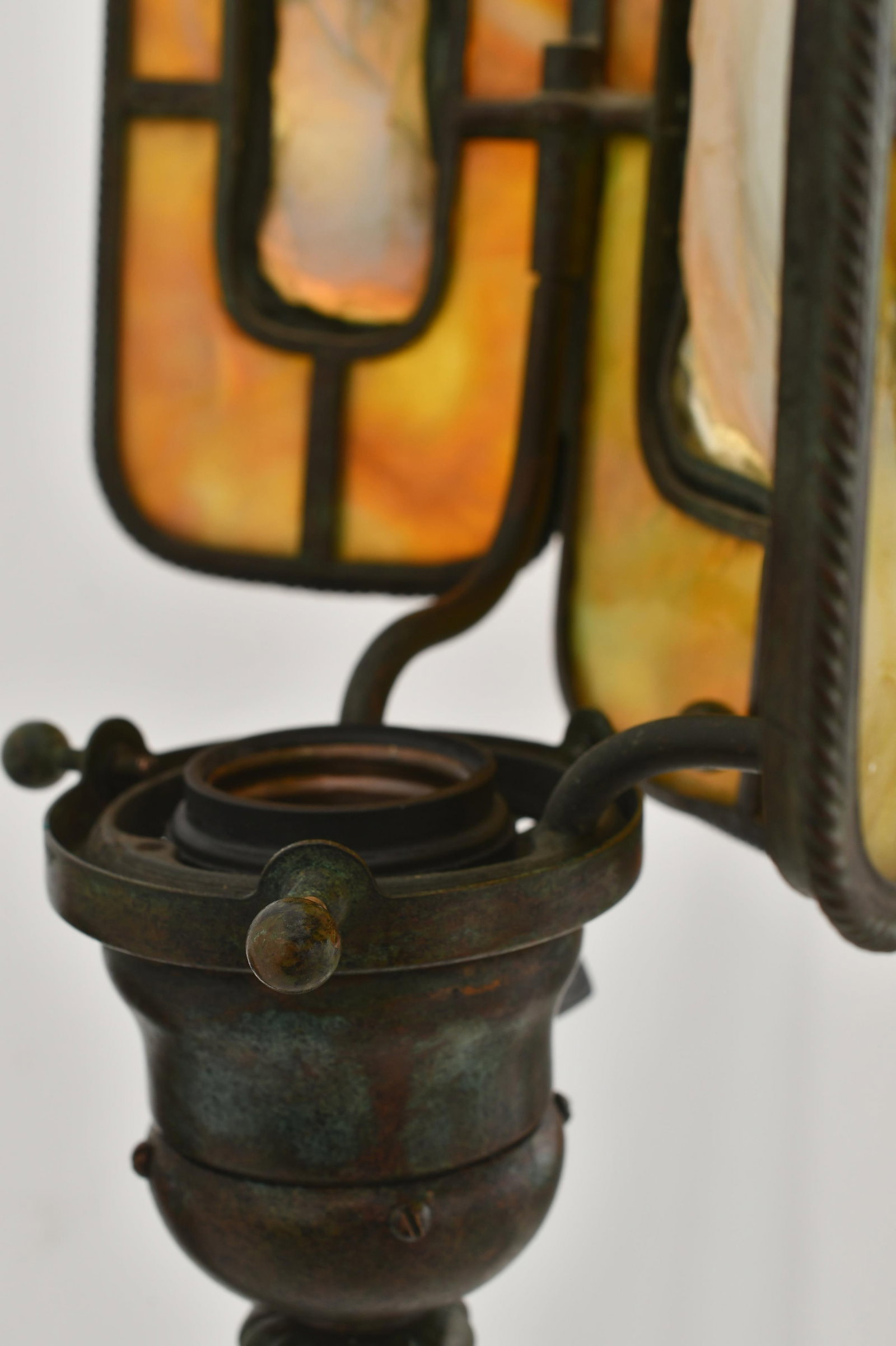 Tiffany Studios, Set of Four "Turtle-Back" Wall Sconces - 12