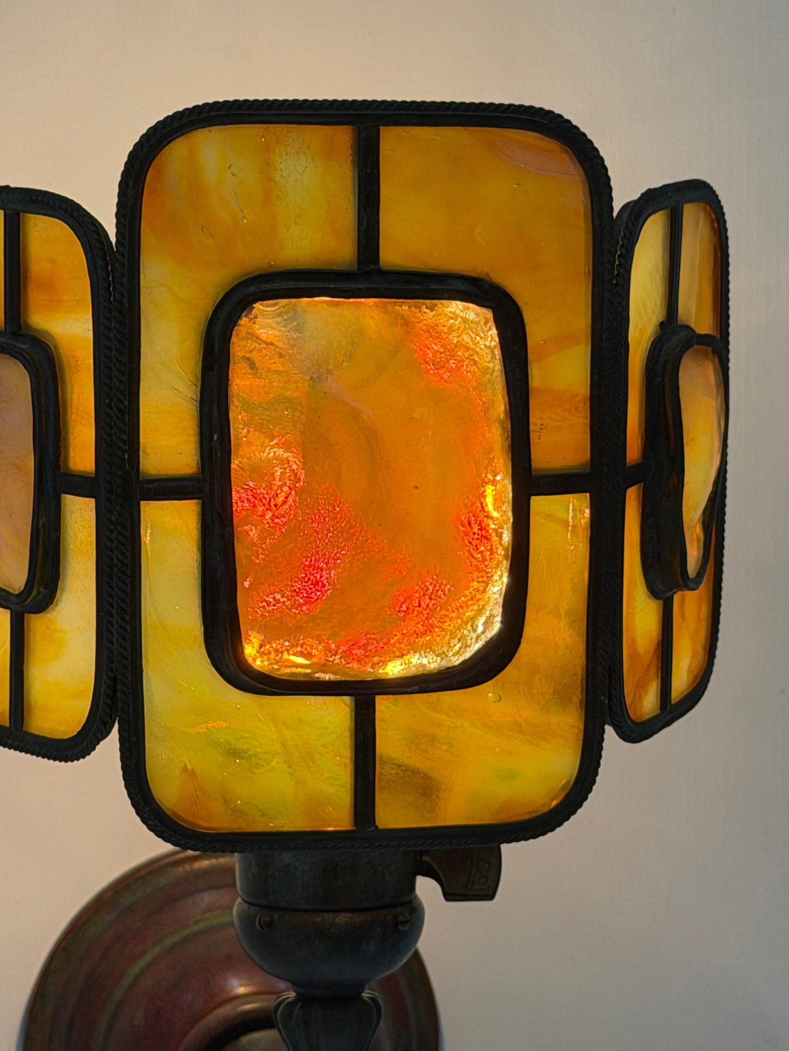 Tiffany Studios, Set of Four "Turtle-Back" Wall Sconces - 6