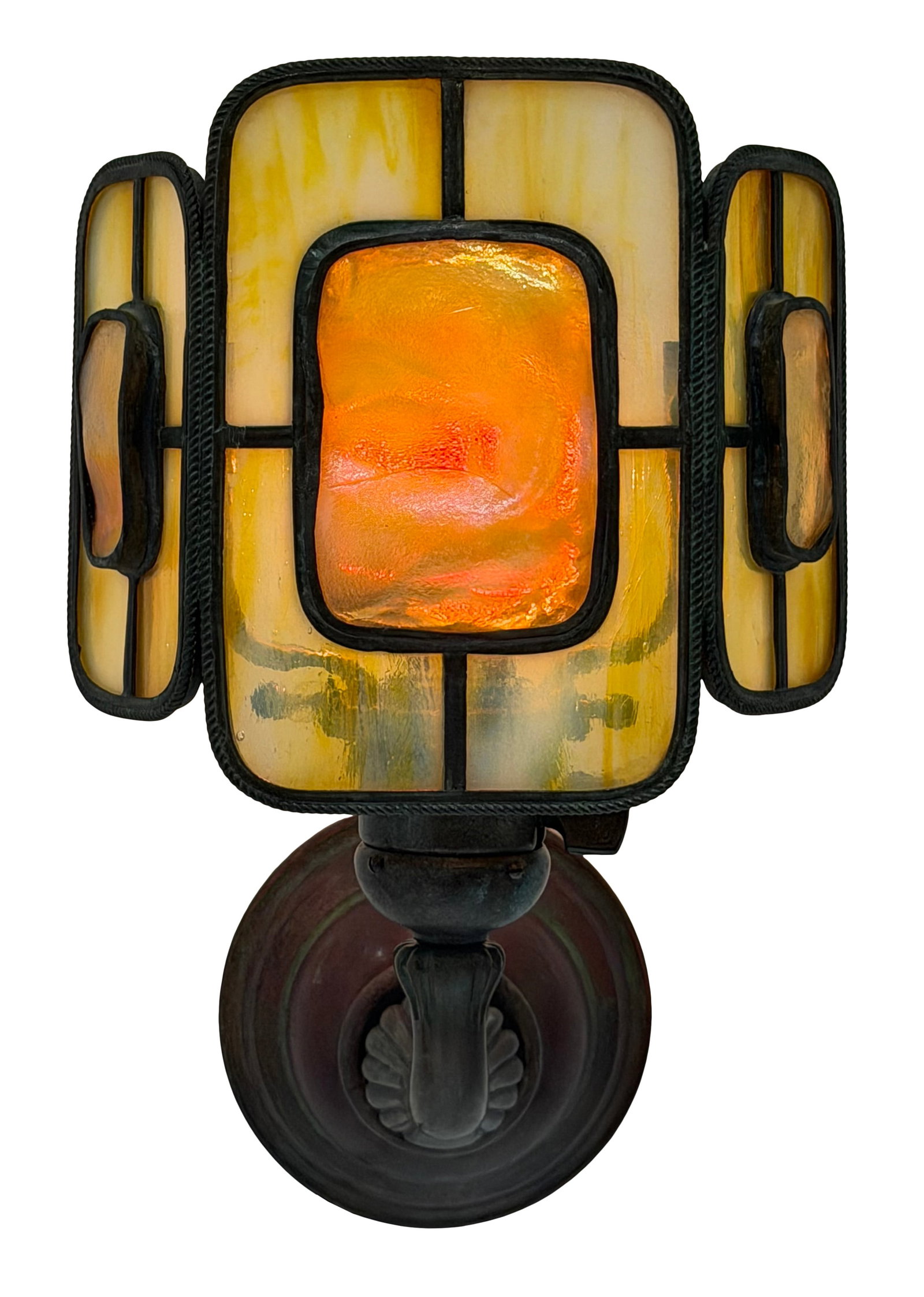 Tiffany Studios, Set of Four "Turtle-Back" Wall Sconces - 9