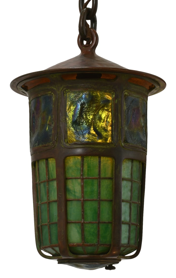 Tiffany Studios "Turtle-Back" Lantern (1 of 9)