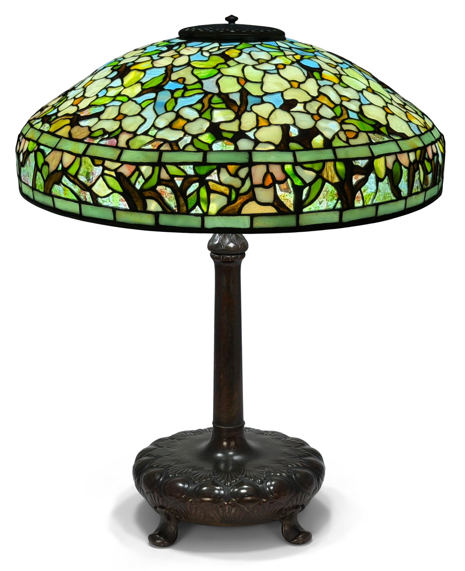 Tiffany Studios "Dogwood" Table Lamp (1 of 9)
