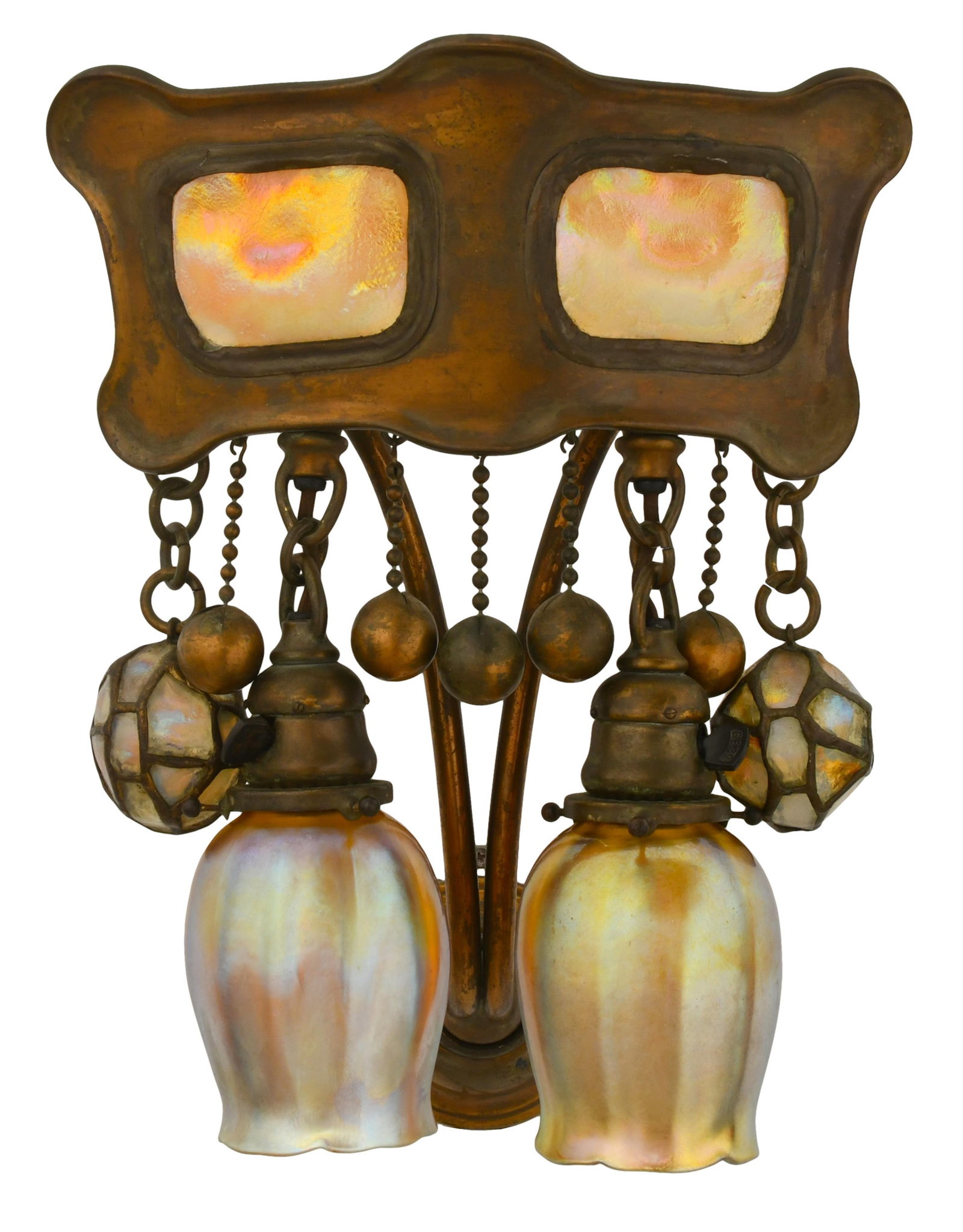 Tiffany Studios Moorish "Turtle-Back" Sconce - 2