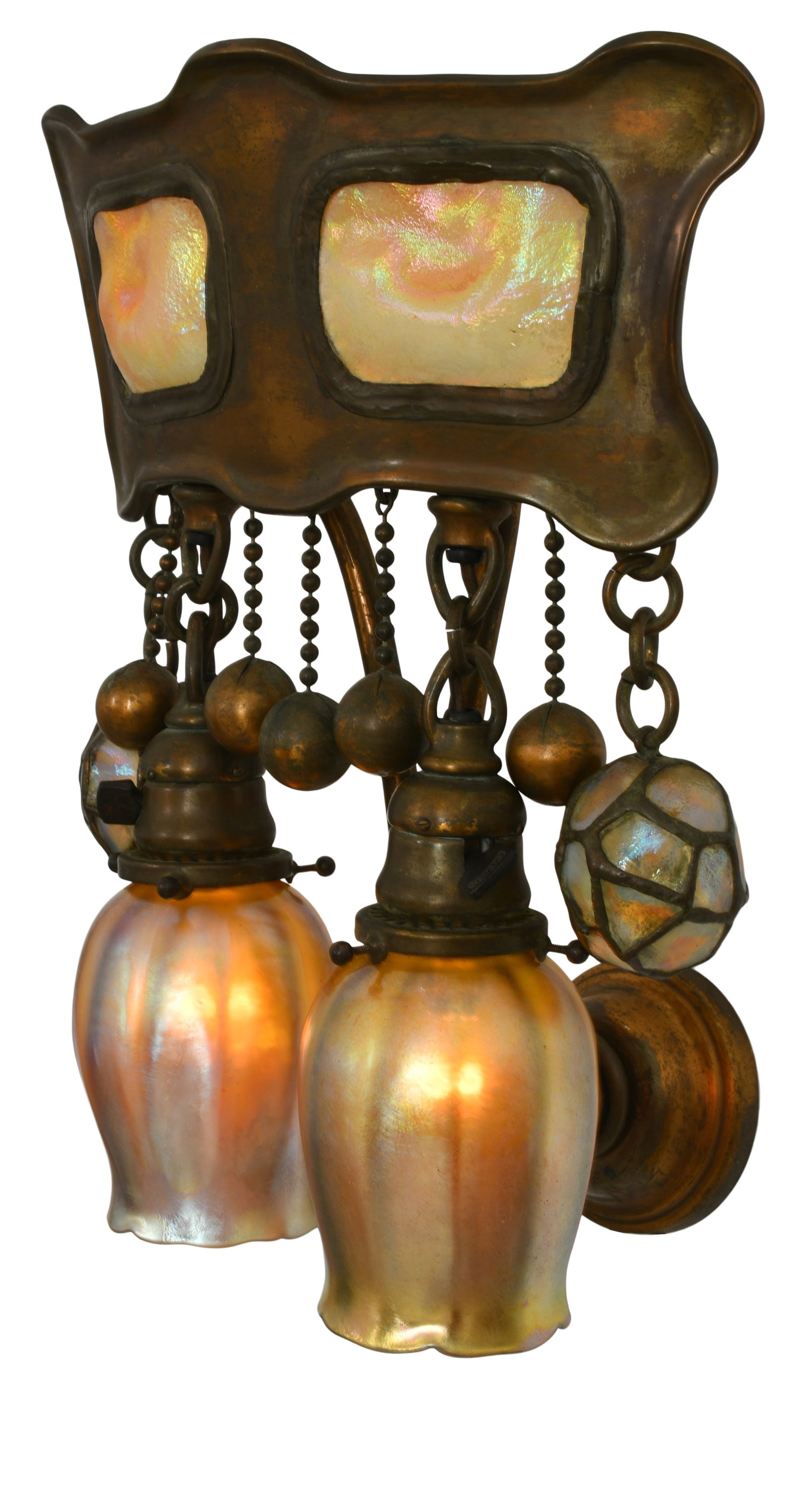 Tiffany Studios Moorish "Turtle-Back" Sconce - 4