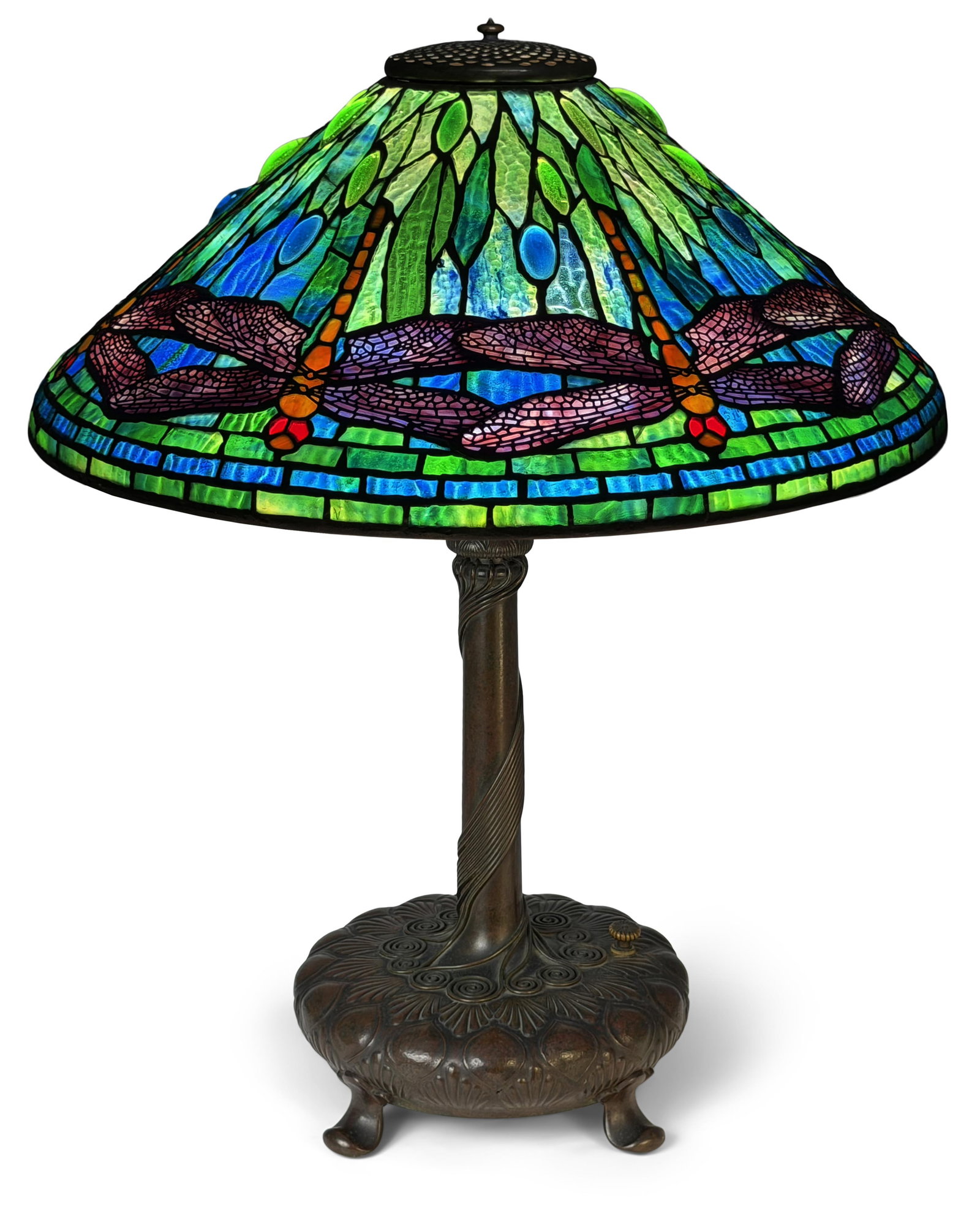 Tiffany Studios "Dragonfly" Table Lamp (1 of 1)