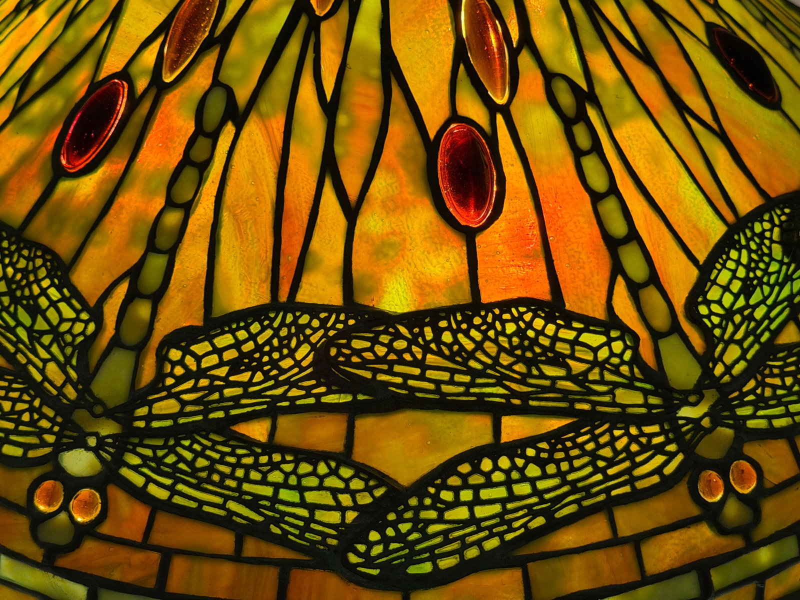 Tiffany Studios Dichroic "Dragonfly" Table Lamp - 4