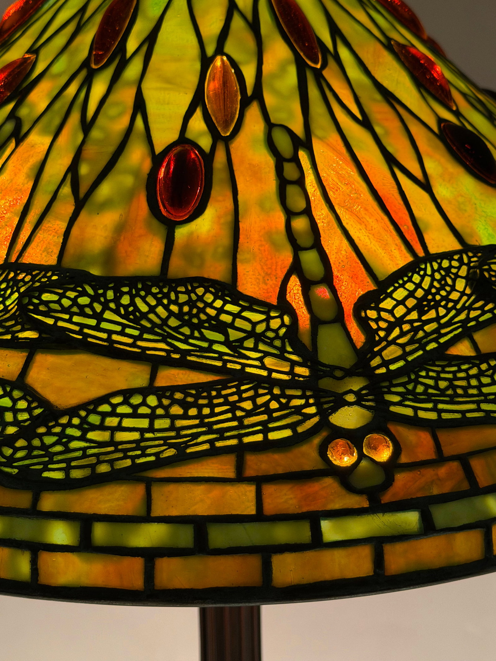 Tiffany Studios Dichroic "Dragonfly" Table Lamp - 5