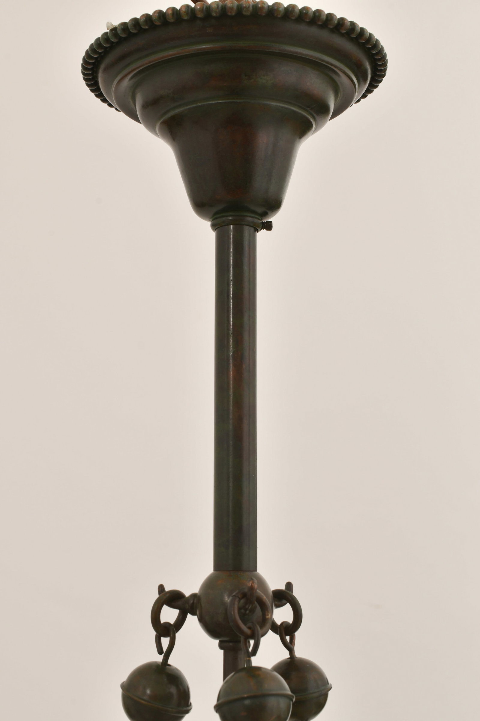 Tiffany Studios, A Large "Stalactite" Ceiling Light - 12