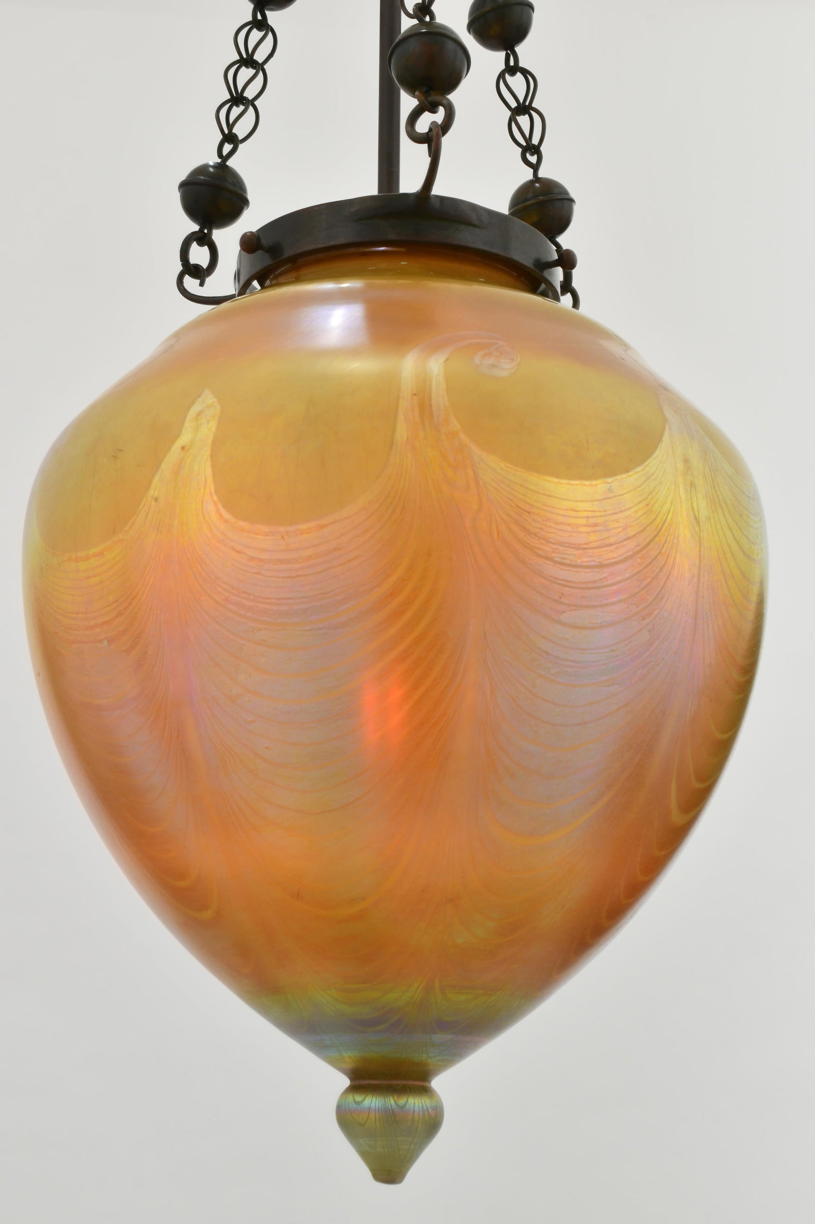Tiffany Studios, A Large "Stalactite" Ceiling Light - 8