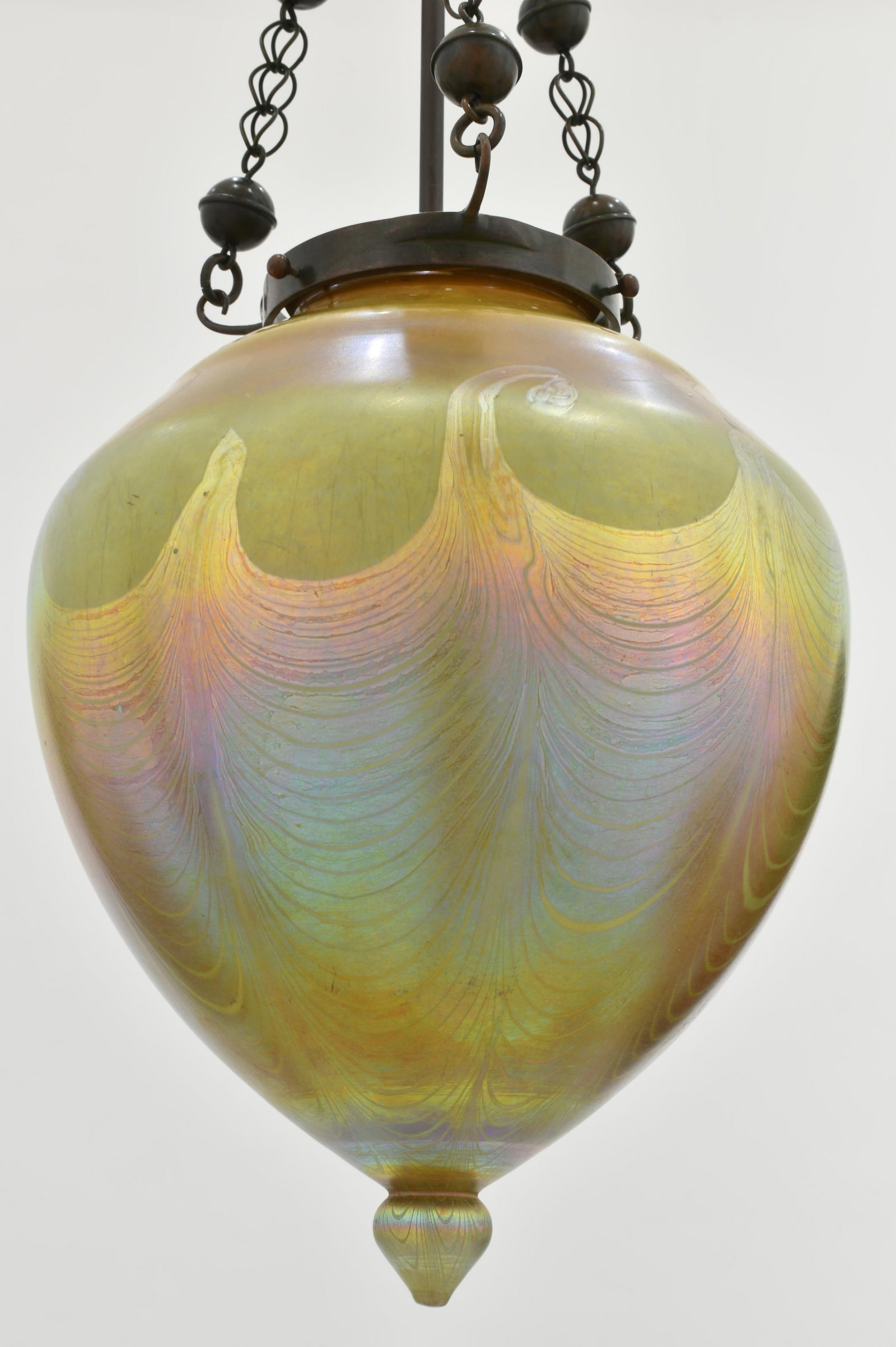Tiffany Studios, A Large "Stalactite" Ceiling Light - 9