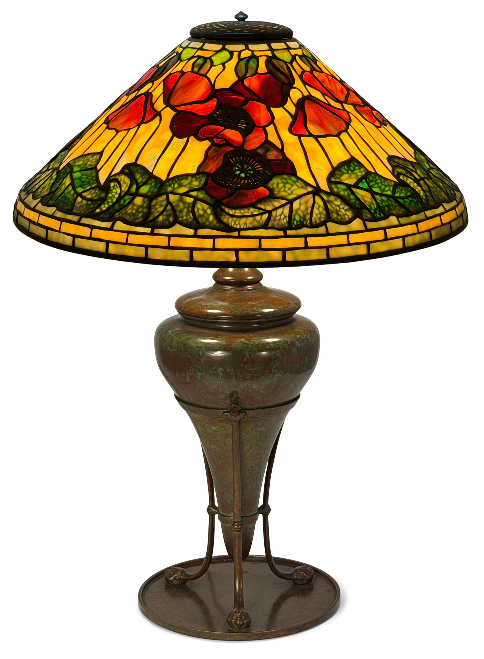 Tiffany Studios "Poppy" Table Lamp (1 of 1)