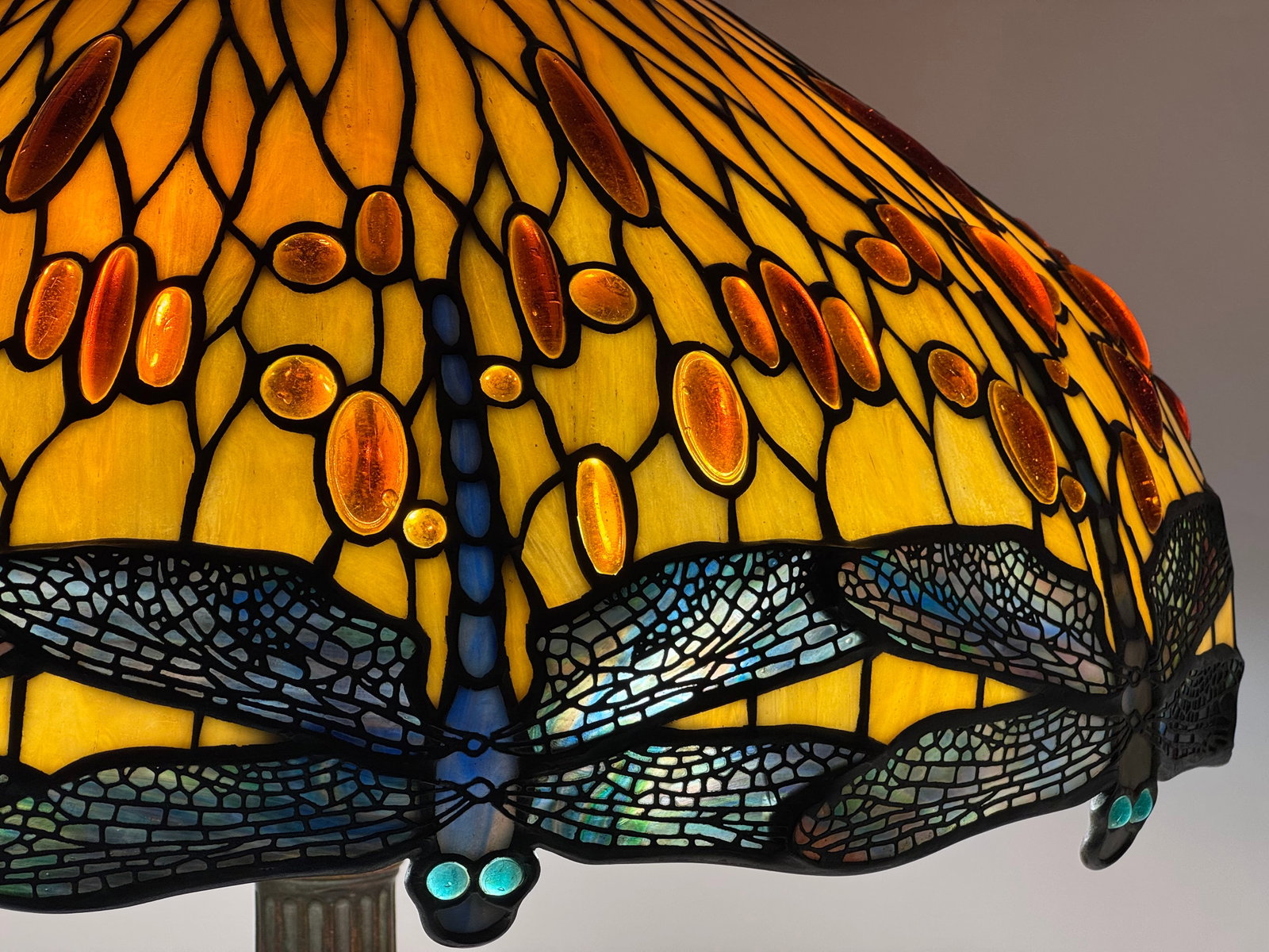 Tiffany Studios "Drophead Dragonfly" Table Lamp - 5