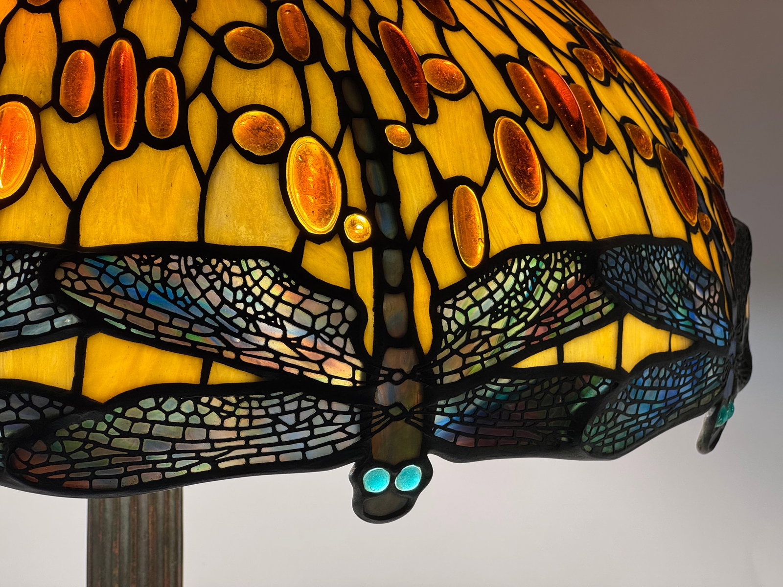 Tiffany Studios "Drophead Dragonfly" Table Lamp - 6