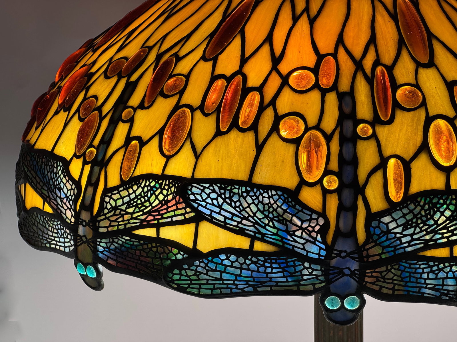 Tiffany Studios "Drophead Dragonfly" Table Lamp - 7