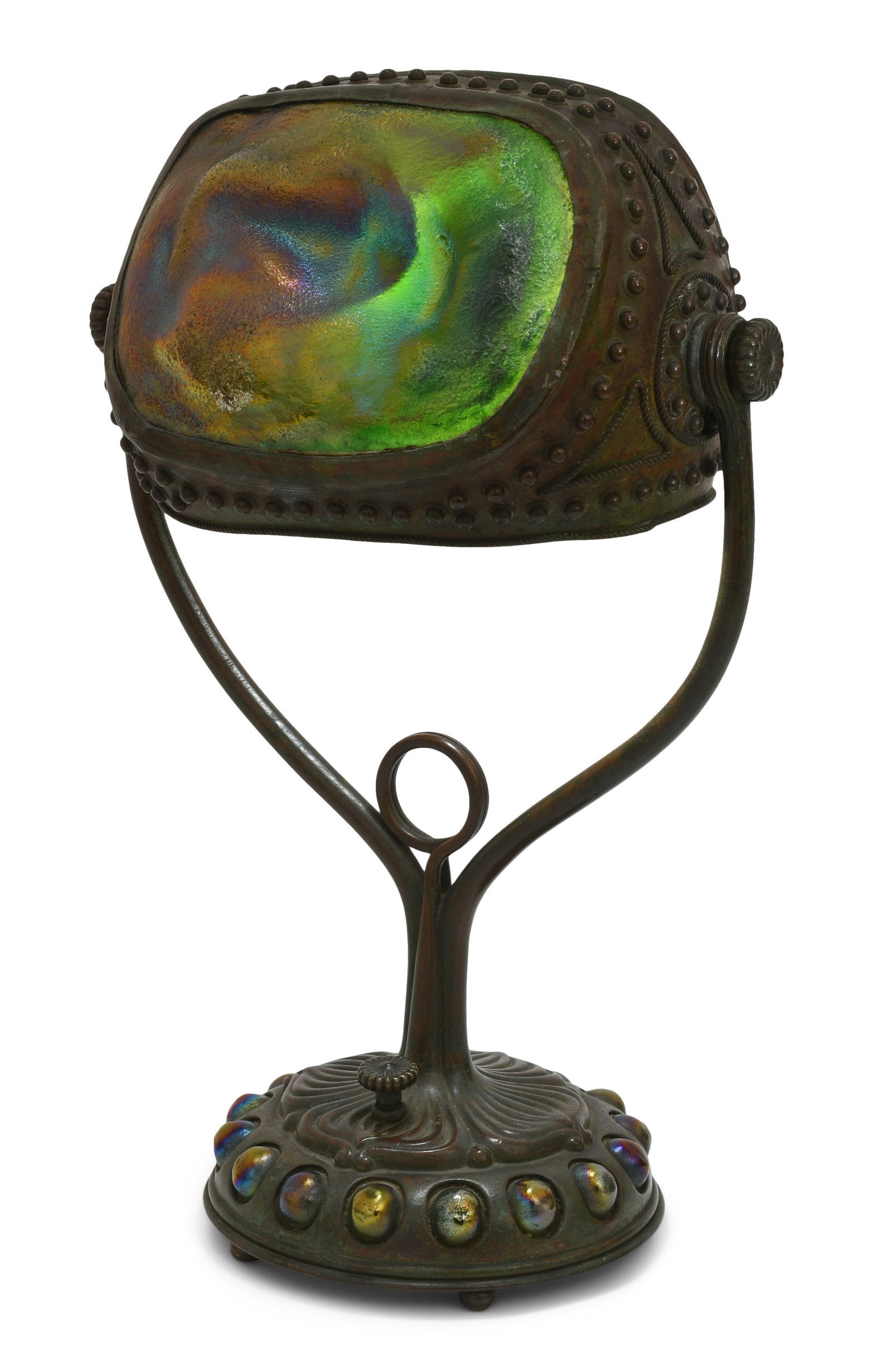 Tiffany Studios Jeweled "Turtle-Back" Desk Lamp (1 of 1)