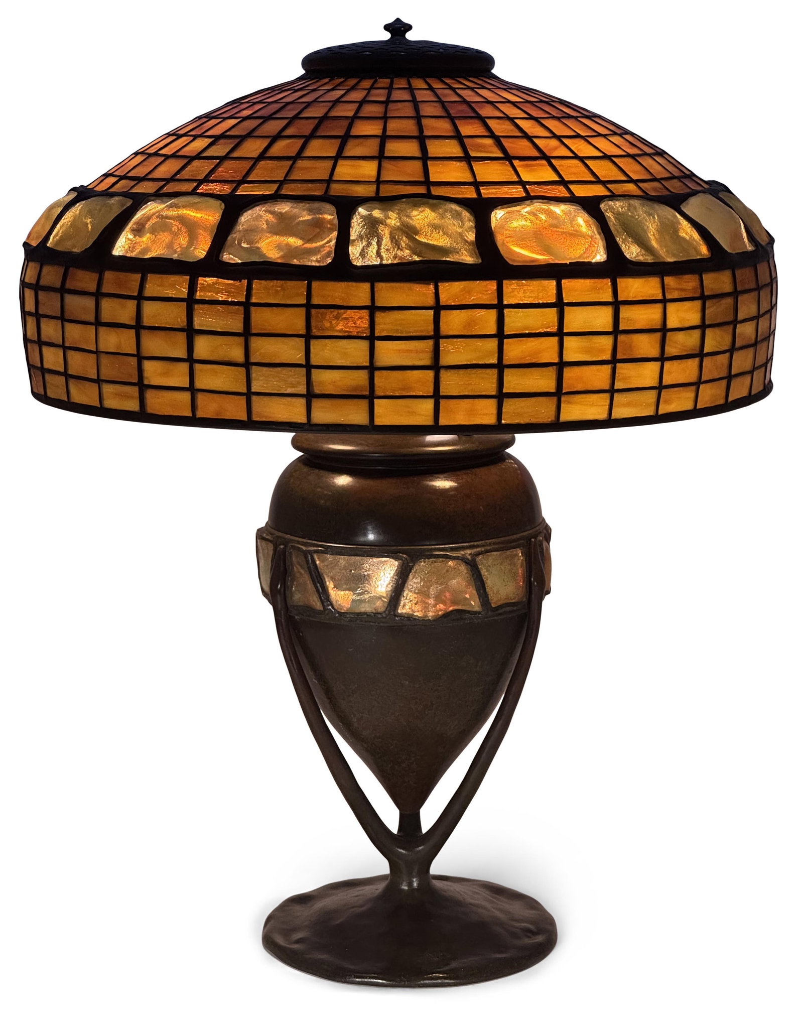 Tiffany Studios "Turtle-Back" Table Lamp (1 of 8)