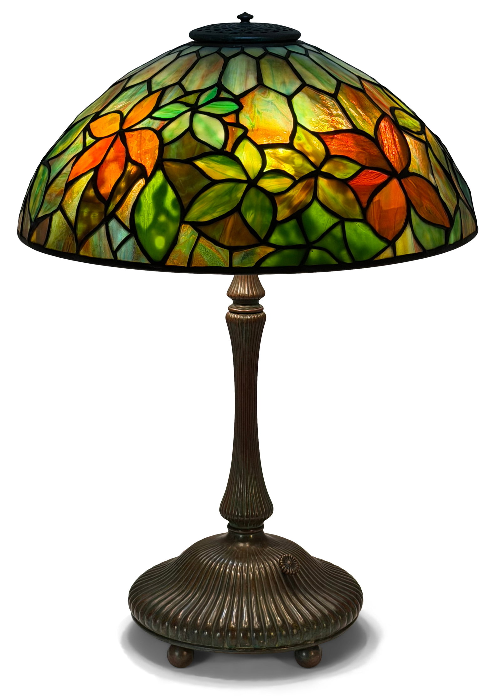 Tiffany Studios "Woodbine" Table Lamp (1 of 1)