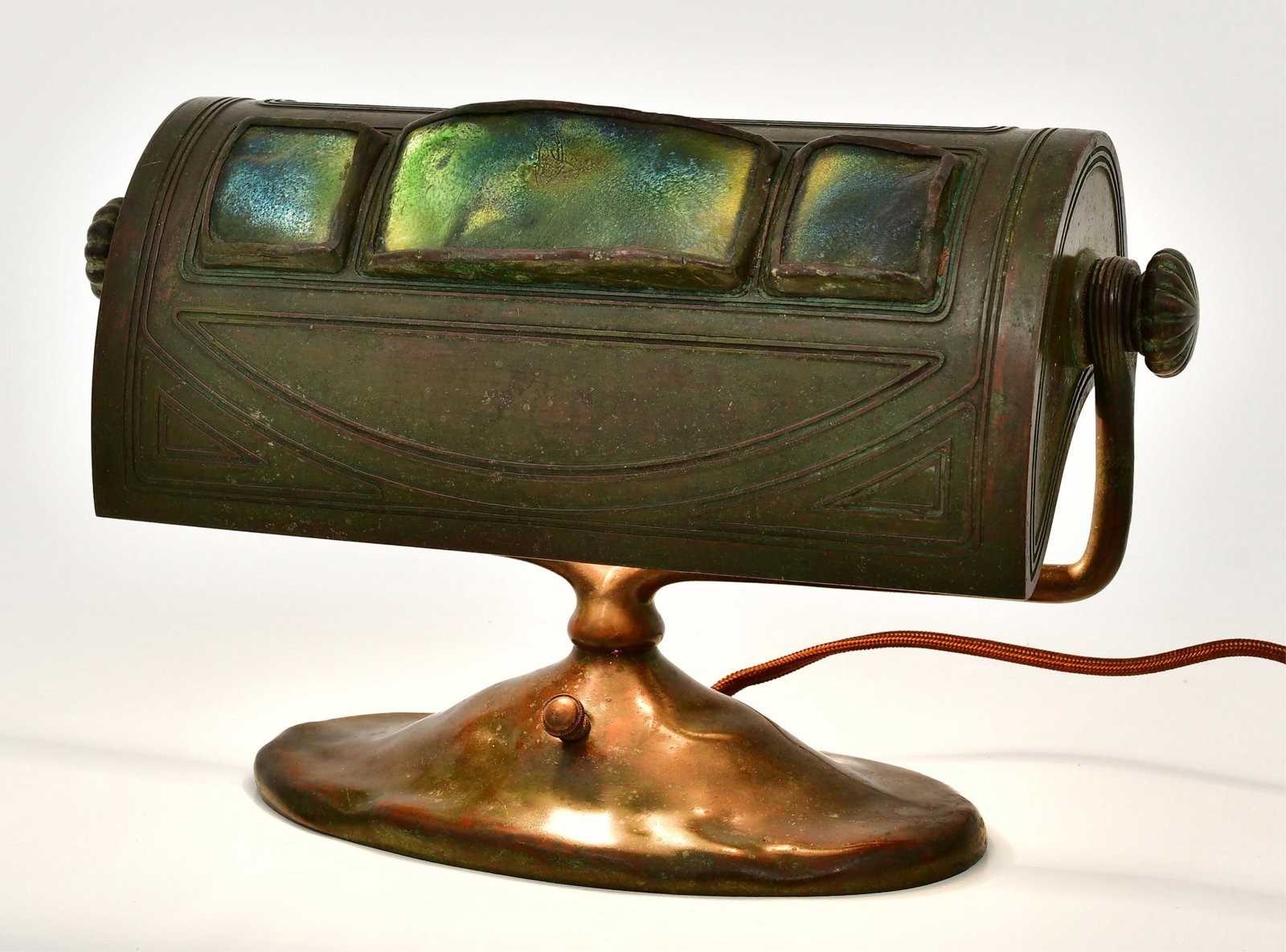 Tiffany Studios "Turtle-Back" Desk Lamp - 5