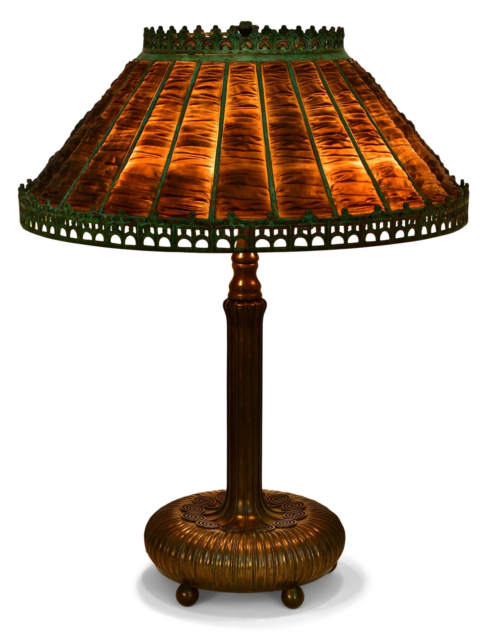 Tiffany Studios "Favrile Fabrique" Table Lamp (1 of 1)